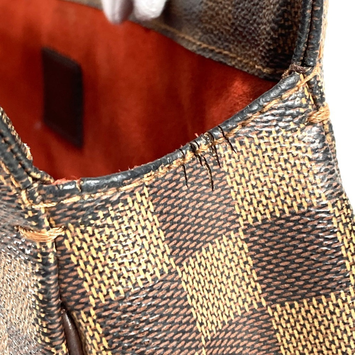 Louis Vuitton Brown Damier Canvas Shoulder Bag Tote Bag (Pre-Owned)