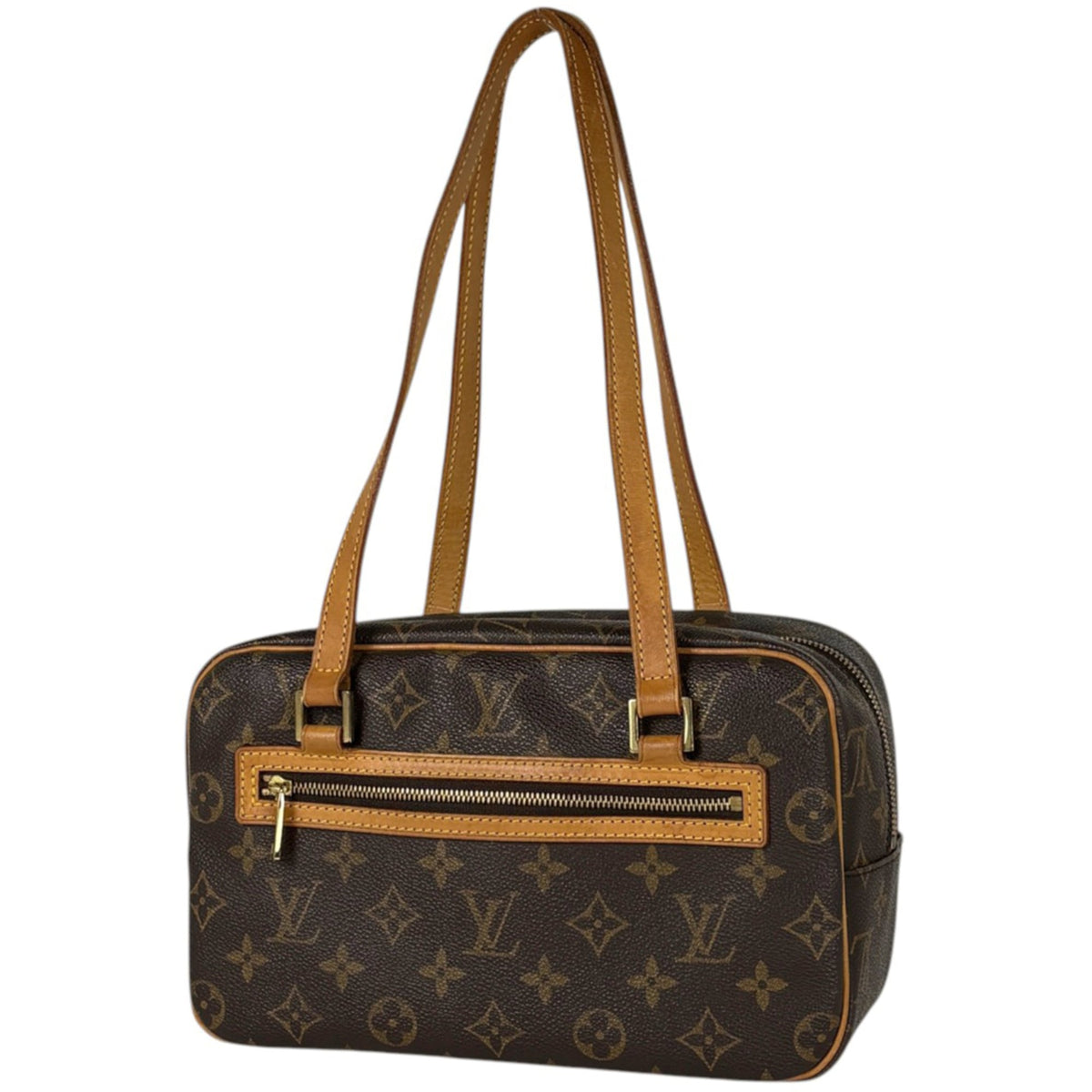 Louis Vuitton Brown Monogram Shoulder Bag (Pre-Owned)