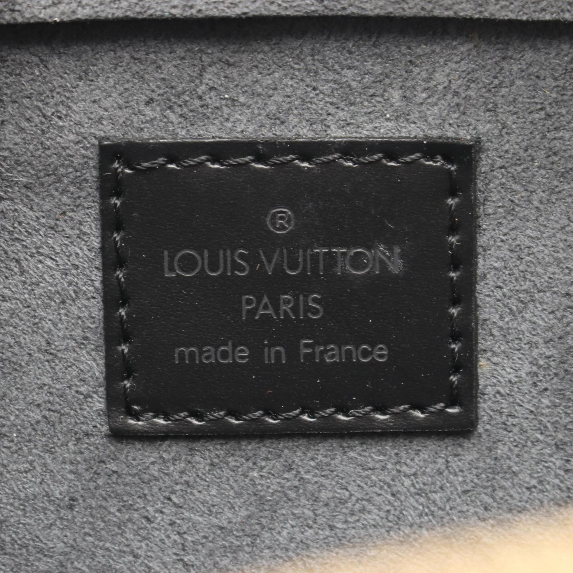 Louis Vuitton Epi Black Noir Leather Handbag (Pre-Owned)