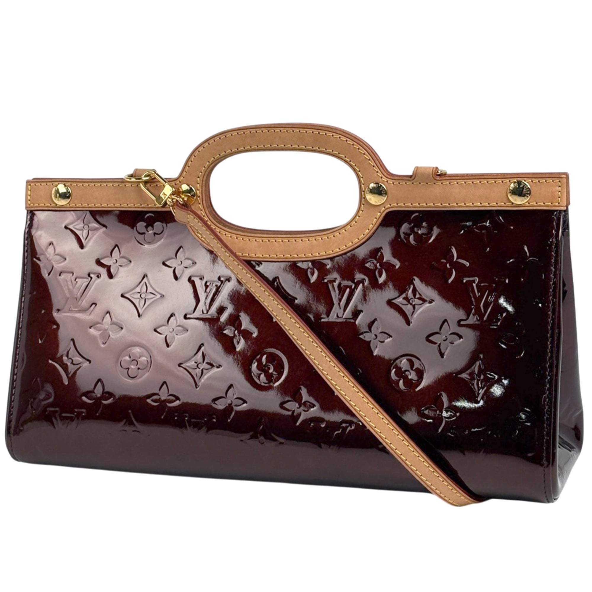 Louis Vuitton Amarante Monogram Vernis Handbag Shoulder Bag (Pre-Owned)