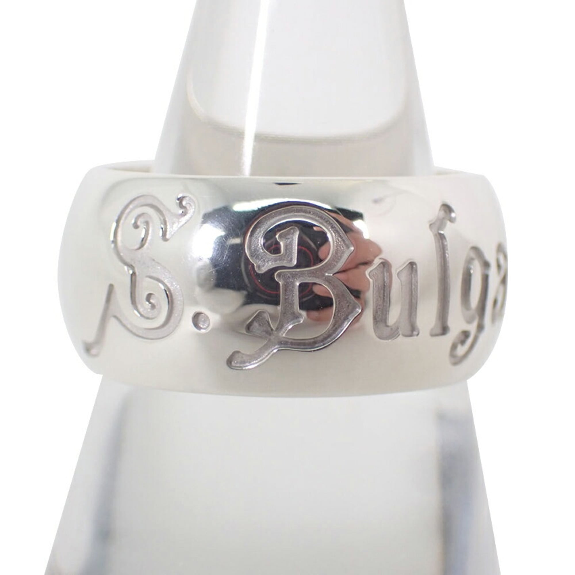 Bvlgari Sterling Silver 925 Band Ring (Pre-Owned)