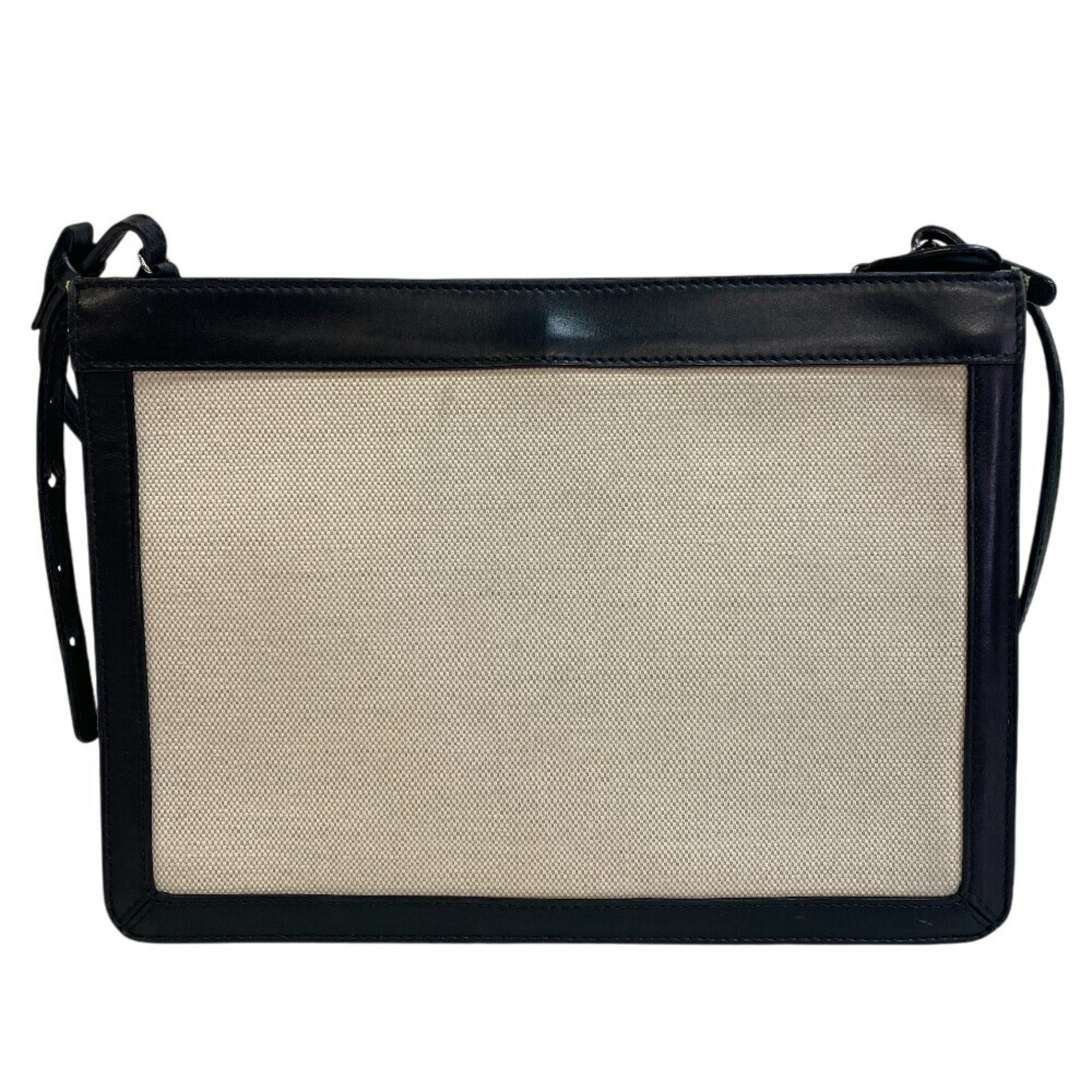 Balenciaga Beige Canvas Pochette Shoulder Bag (Pre-Owned)