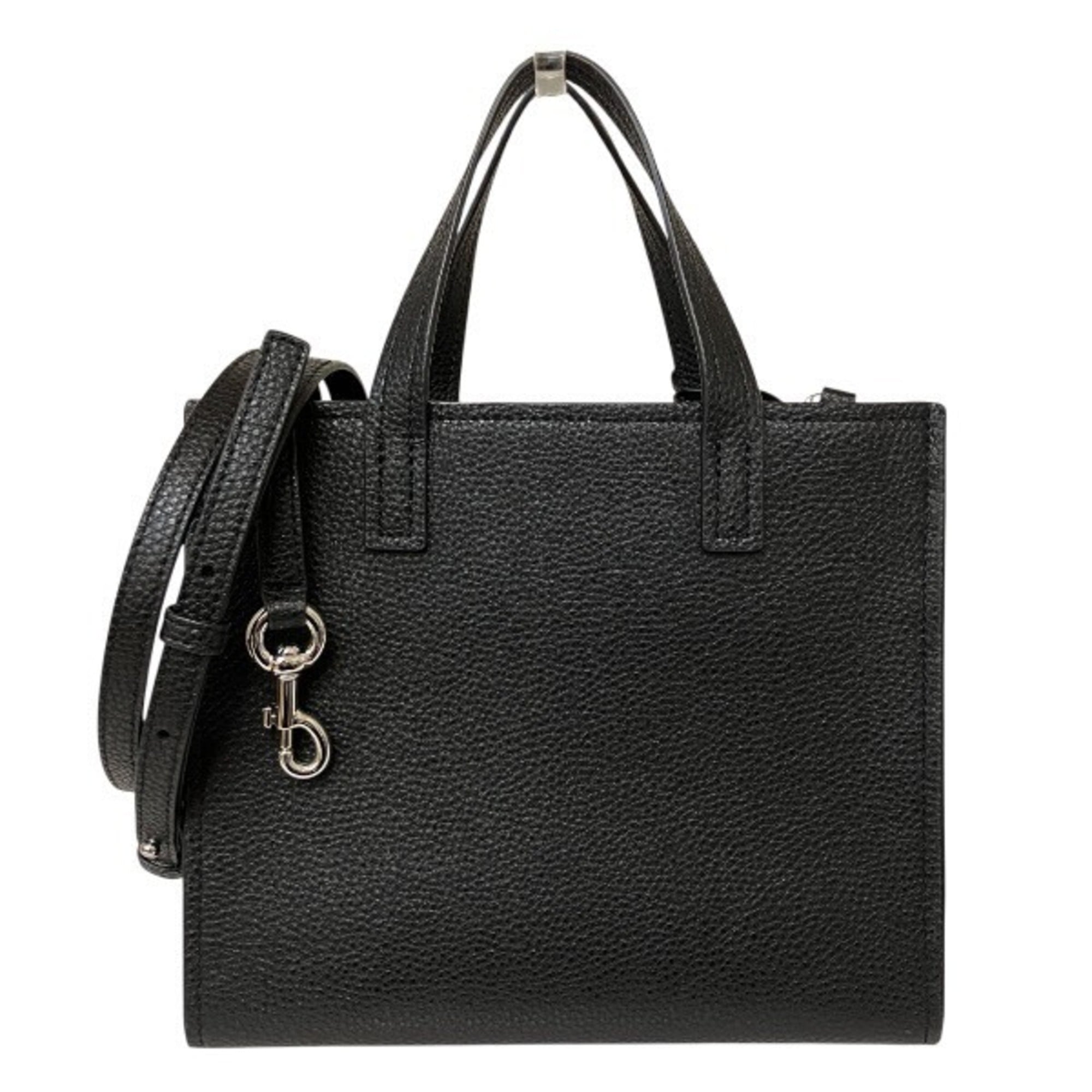 Marc Jacobs Black Leather Handbag Shoulder Bag (Pre-Owned)