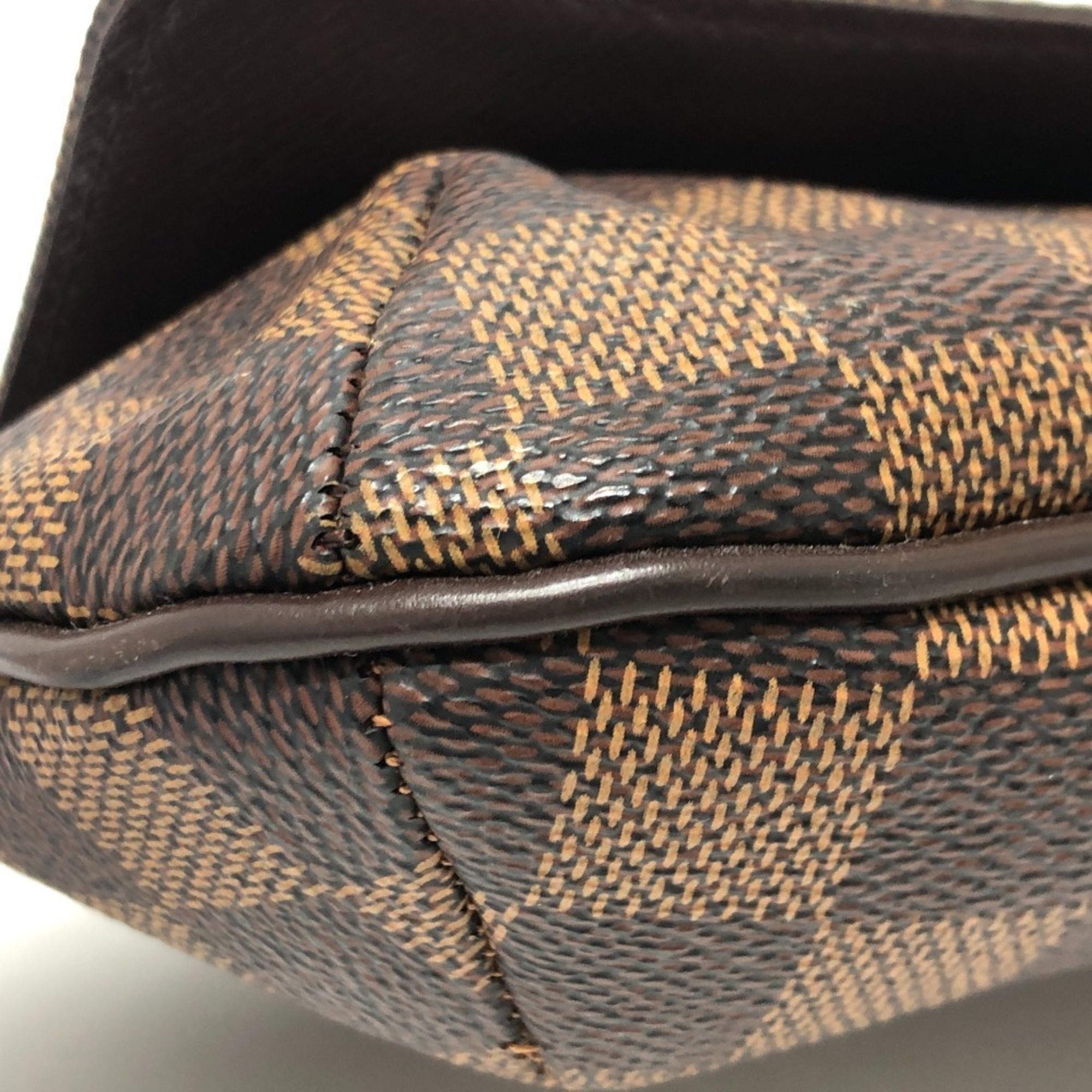 Louis Vuitton Ebene Damier Canvas Handbag Shoulder Bag (Pre-Owned)