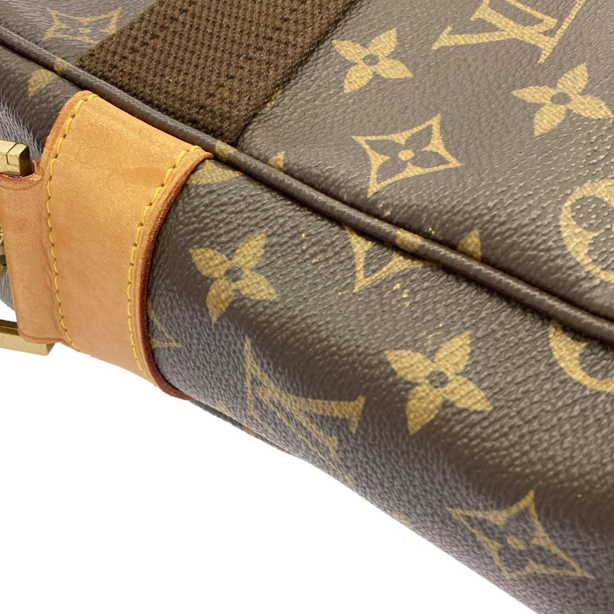 Louis Vuitton Marron Coated Canvas Handbag (Pre-Owned)