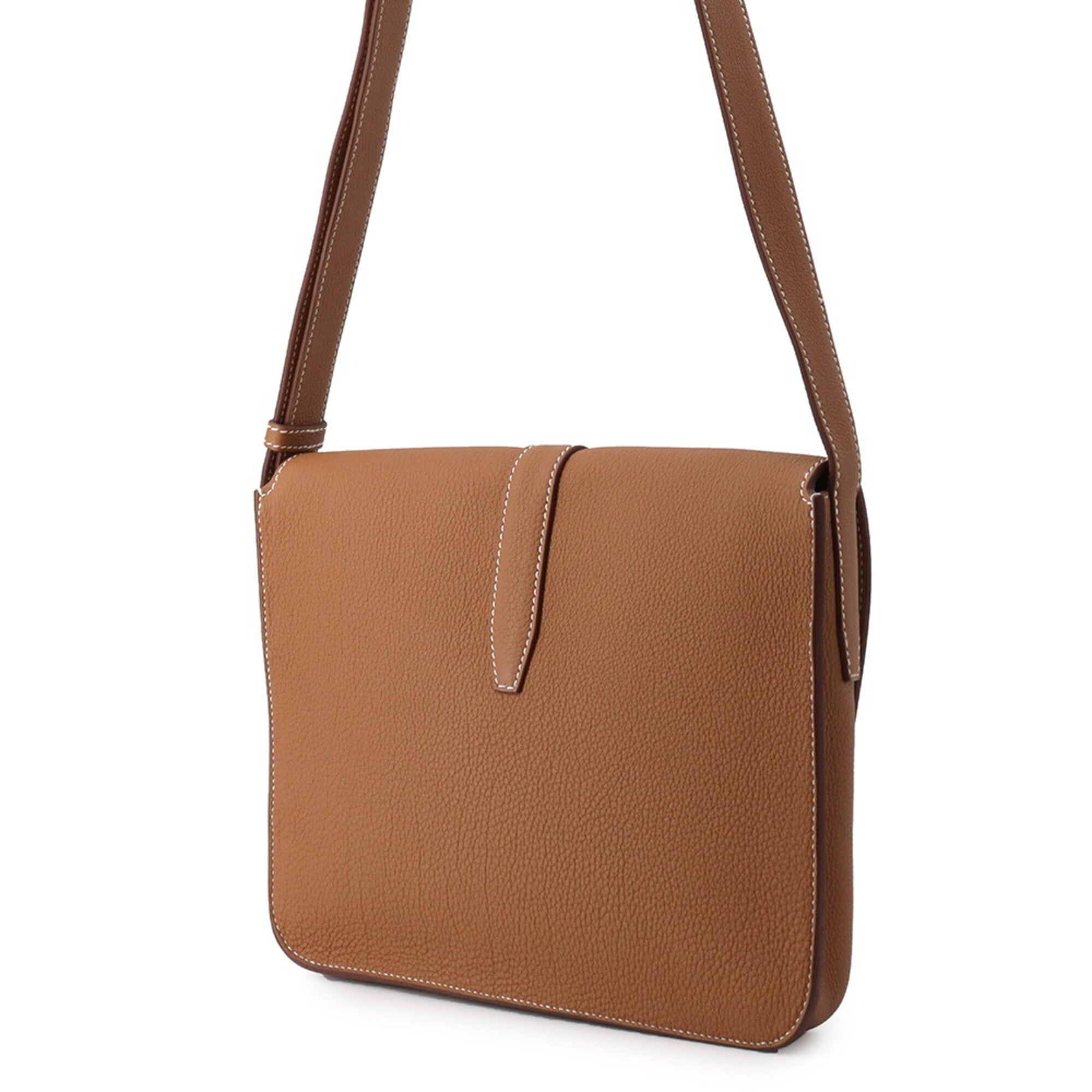 Hermes Kara Gold Togo Leather Shoulder Bag (Pre-Owned)
