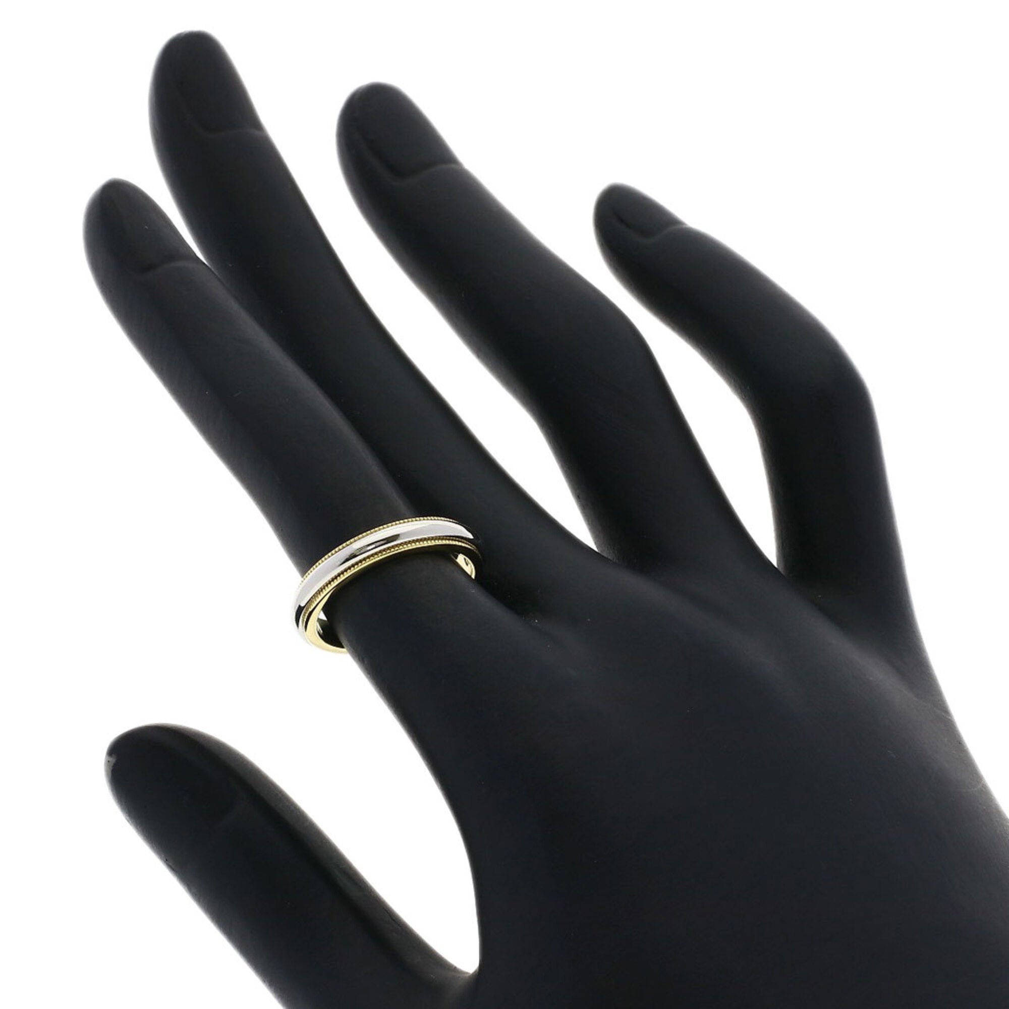 Tiffany Yellow Gold (18K) Platinum 950 Band Ring (Pre-Owned)