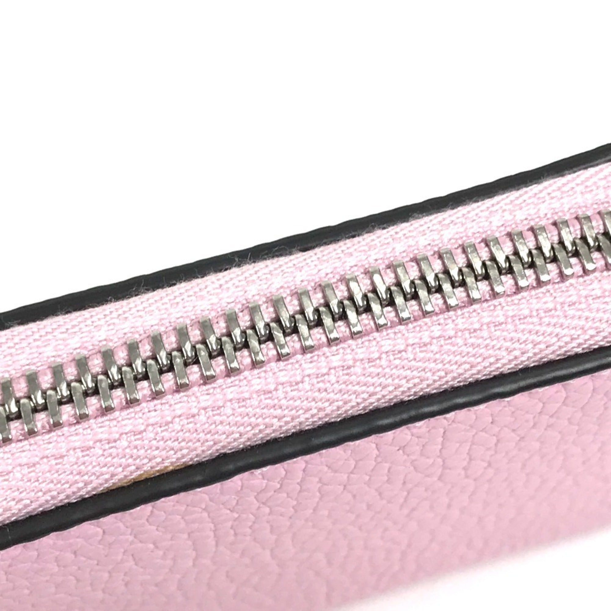 Salvatore Ferragamo Pink Leather Coin Purse/Coin Case (Pre-Owned)