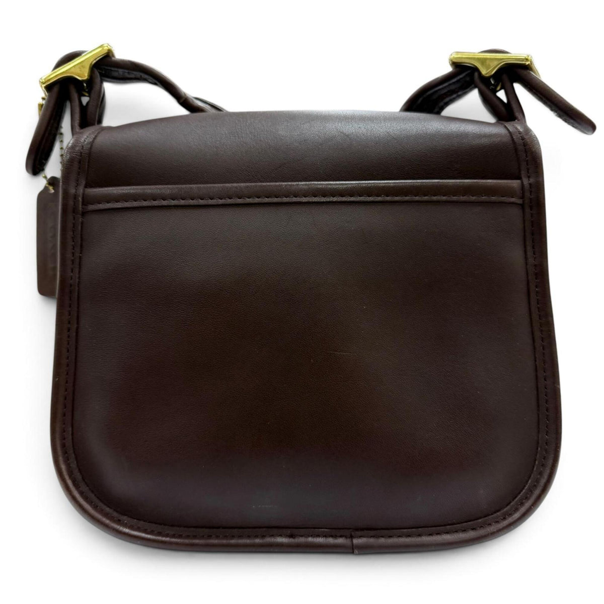 Coach Brown Leather Shoulder Bag (Pre-Owned)