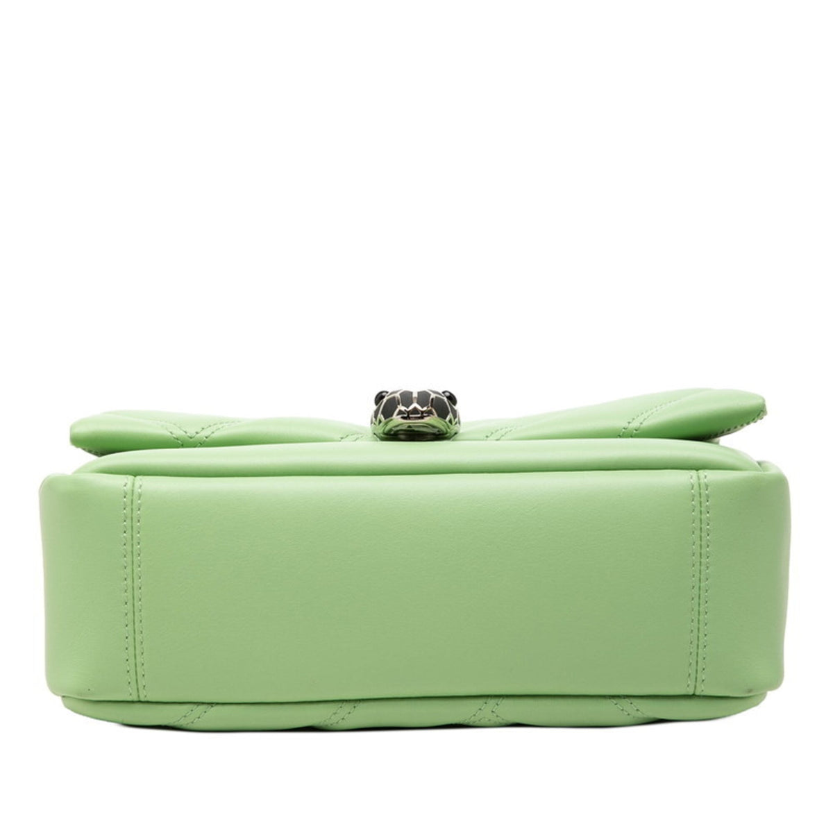 Bvlgari Green Leather Shoulder Bag (Pre-Owned)