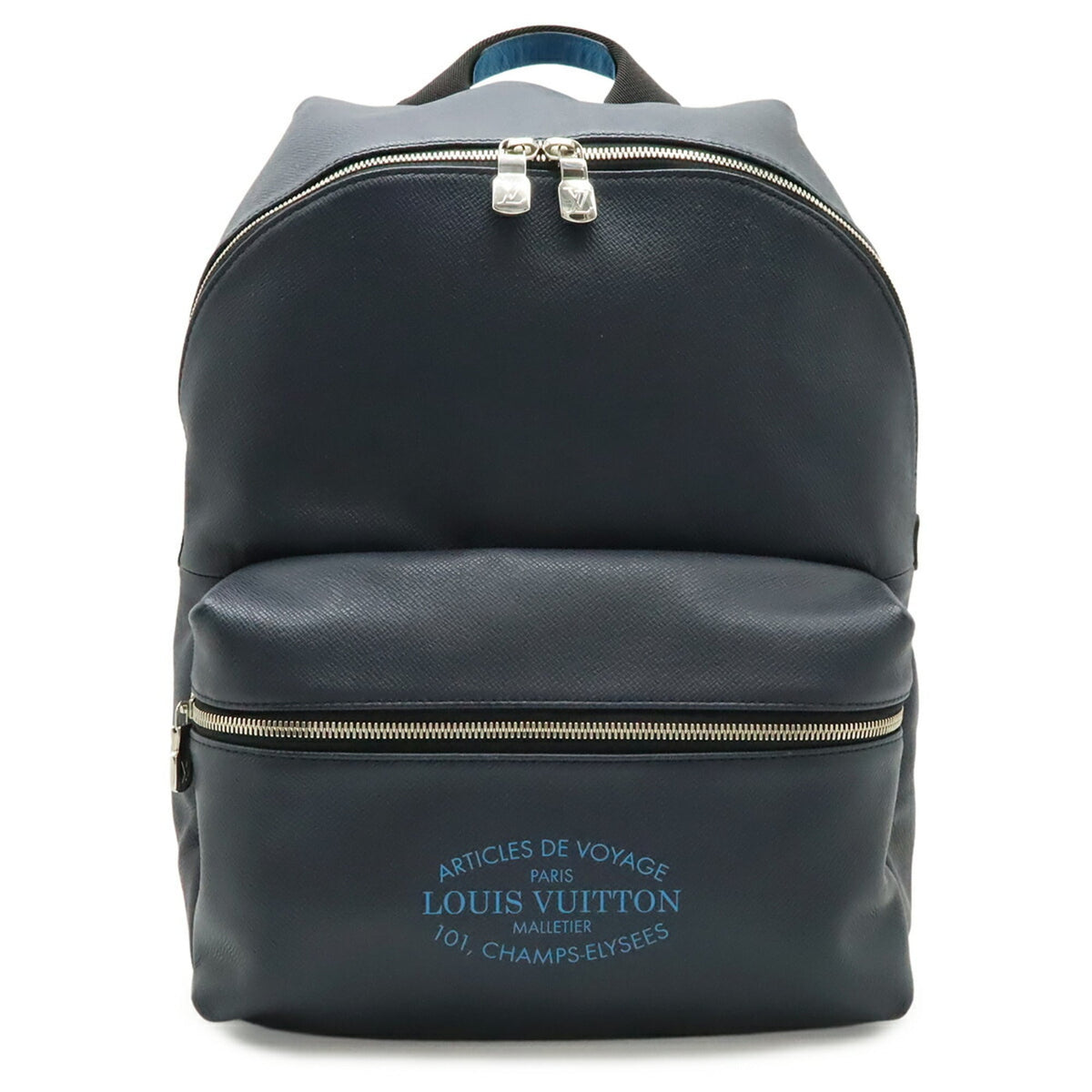 Louis Vuitton Blue Navy Taiga Leather Backpack (Pre-Owned)