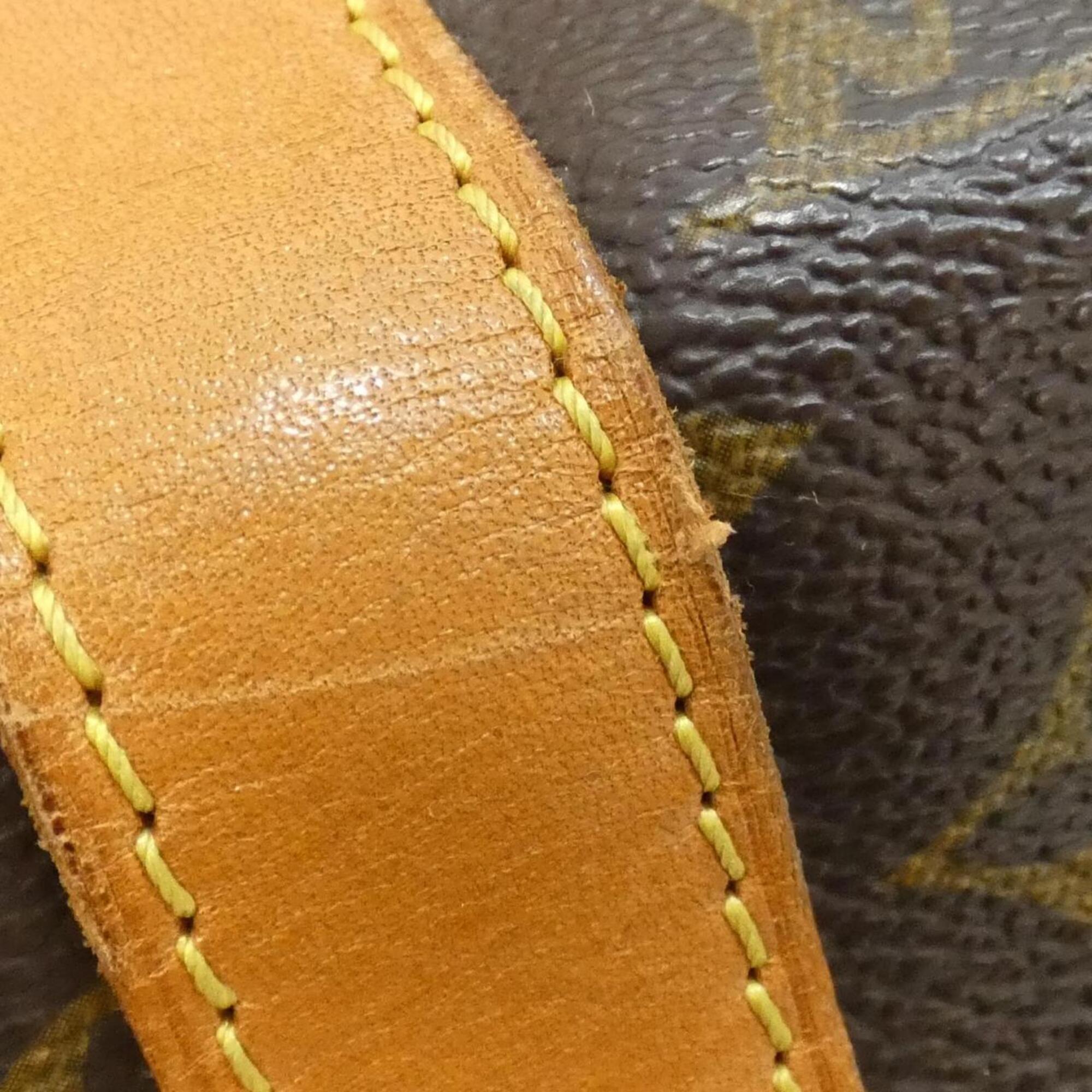 Louis Vuitton Monogram Marron Coated Canvas Boston Bag (Pre-Owned)