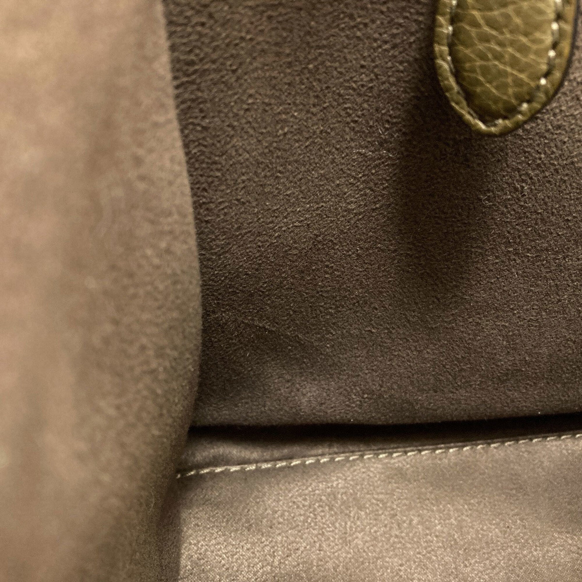 Celine Khaki Leather Handbag (Pre-Owned)