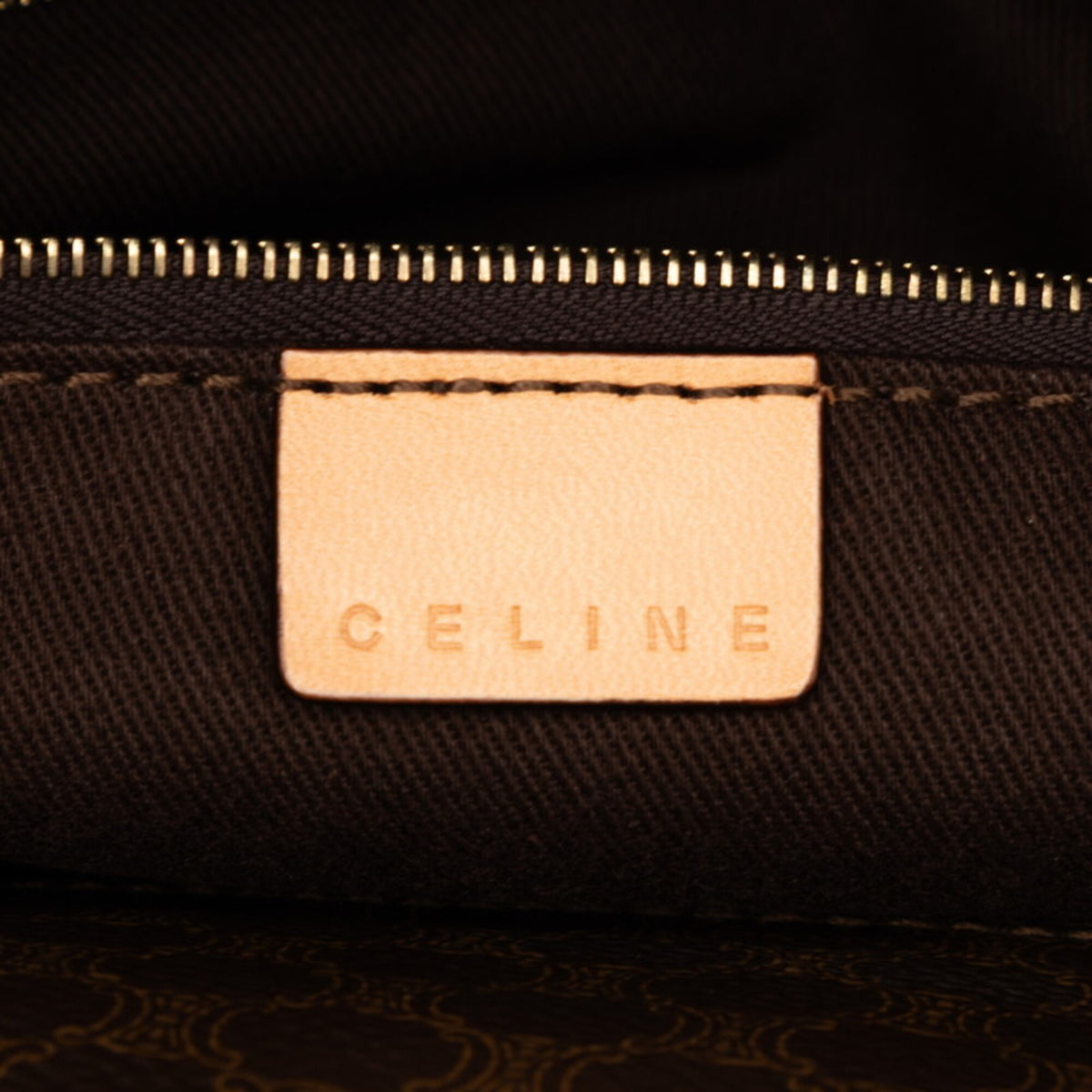 Celine Brown Pvc Leather Boston Bag Handbag (Pre-Owned)