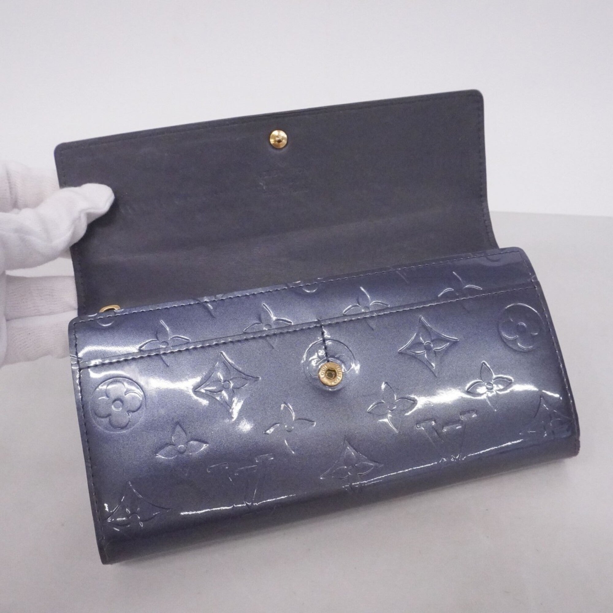 Louis Vuitton Indigo Long Wallet (Bi-Fold) (Pre-Owned)