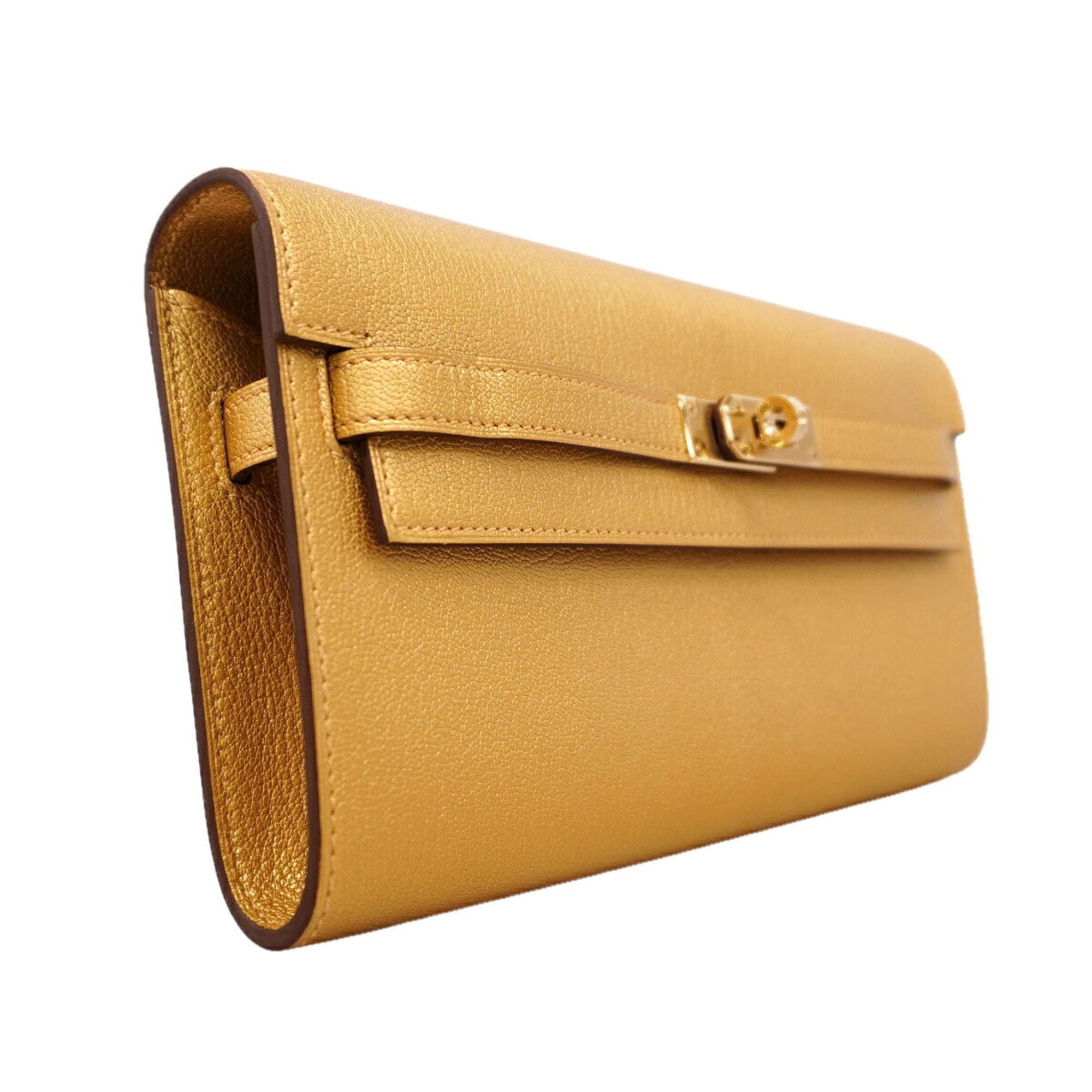 Hermes Gold Chain/Shoulder Wallet (Pre-Owned)