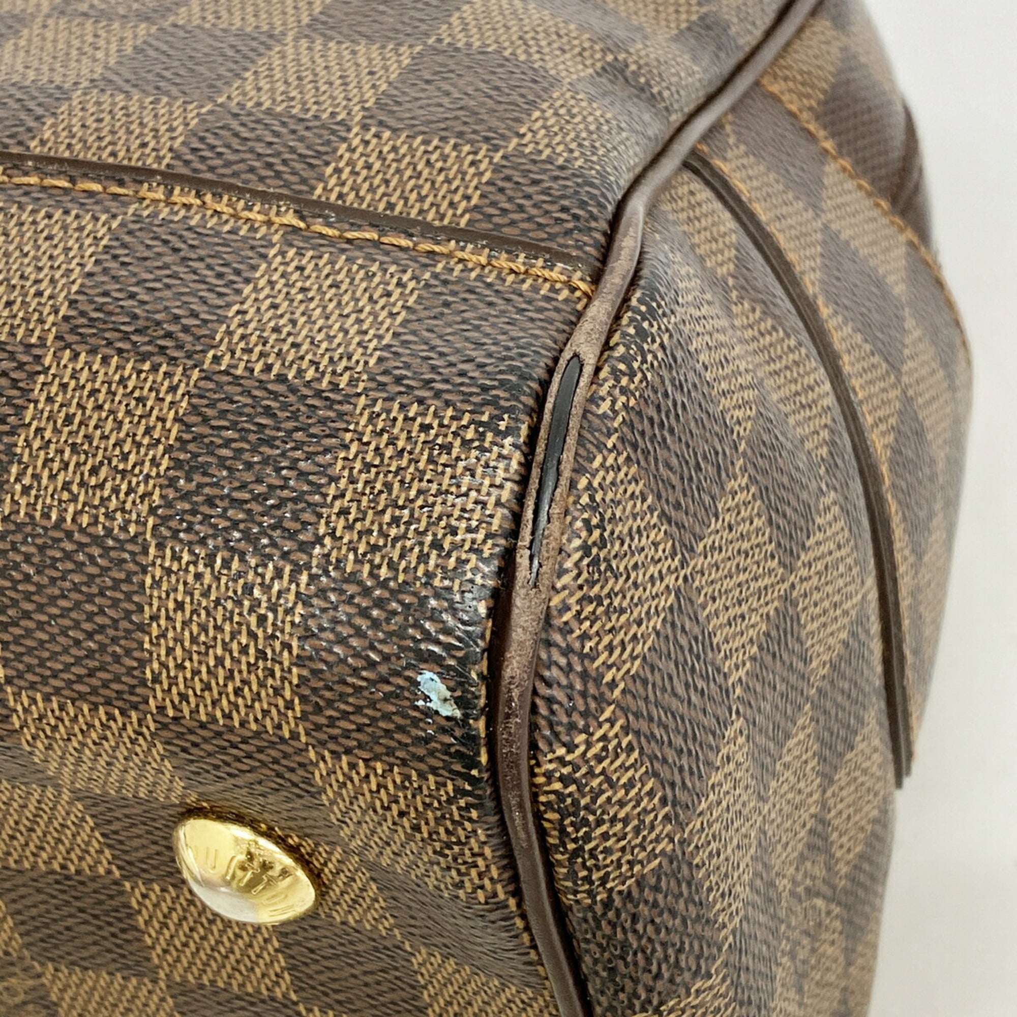 Louis Vuitton Ebene Handbag (Pre-Owned)