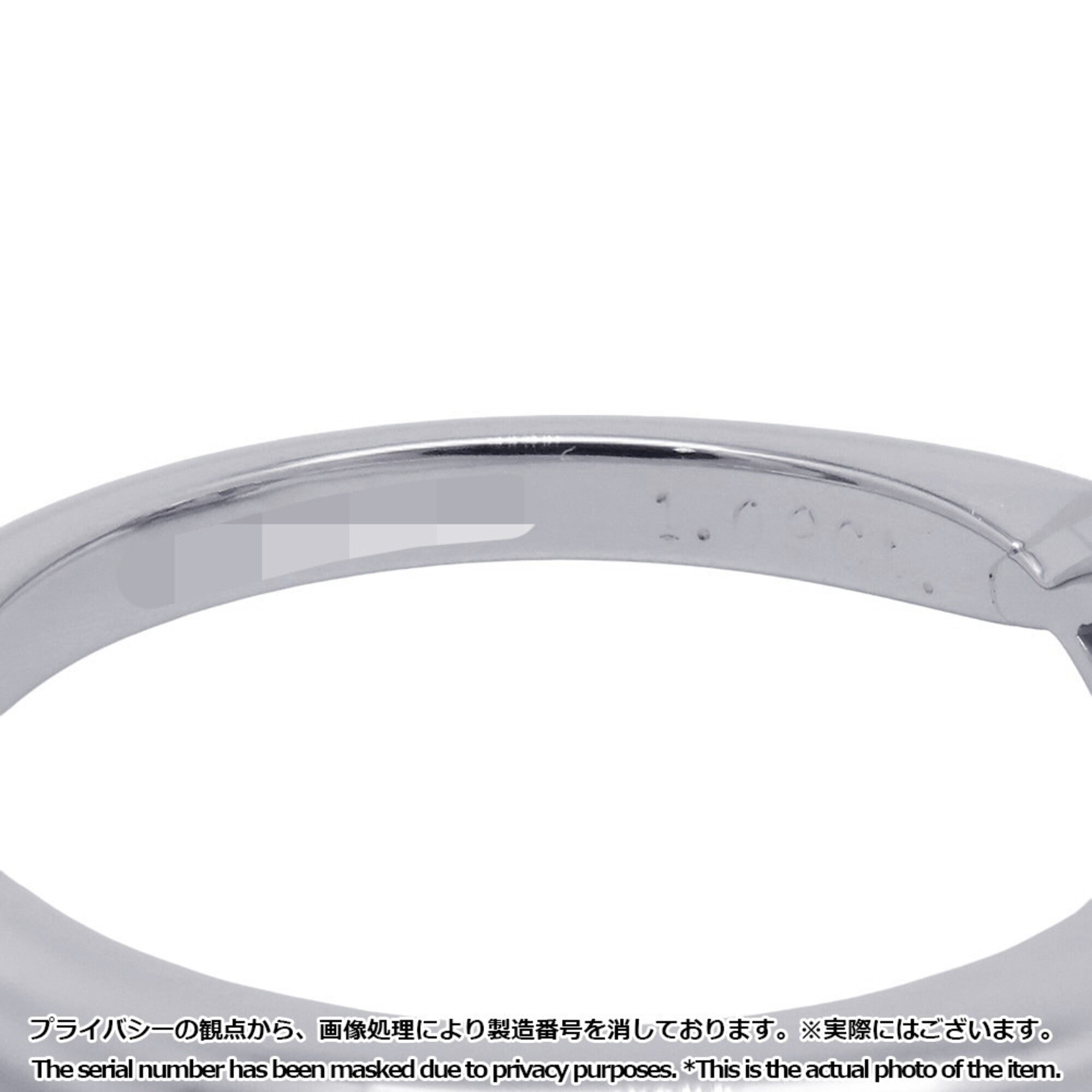 Tiffany Silver Platinum 950 Anniversary Ring (Pre-Owned)