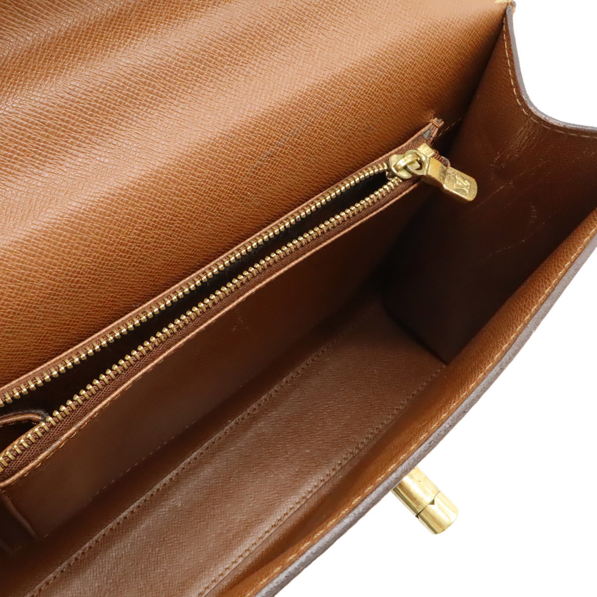 Louis Vuitton Brown Monogram Canvas Pvc Coated Canvas Handbag (Pre-Owned)