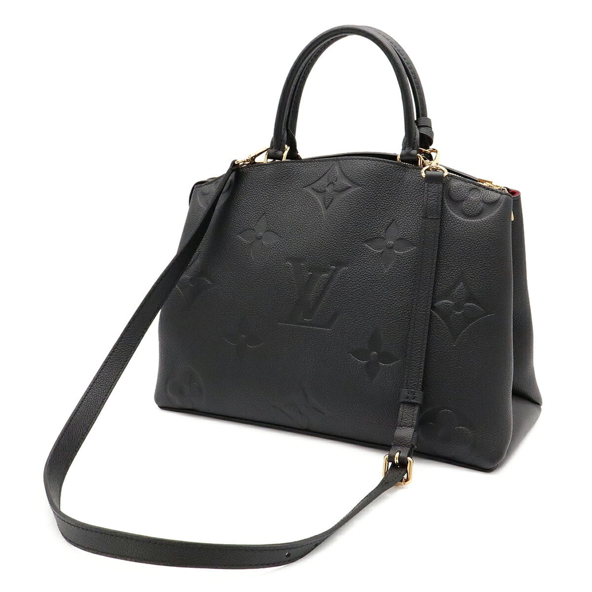 Louis Vuitton Black Noir Monogram Empreinte Leather Handbag Tote Bag (Pre-Owned)