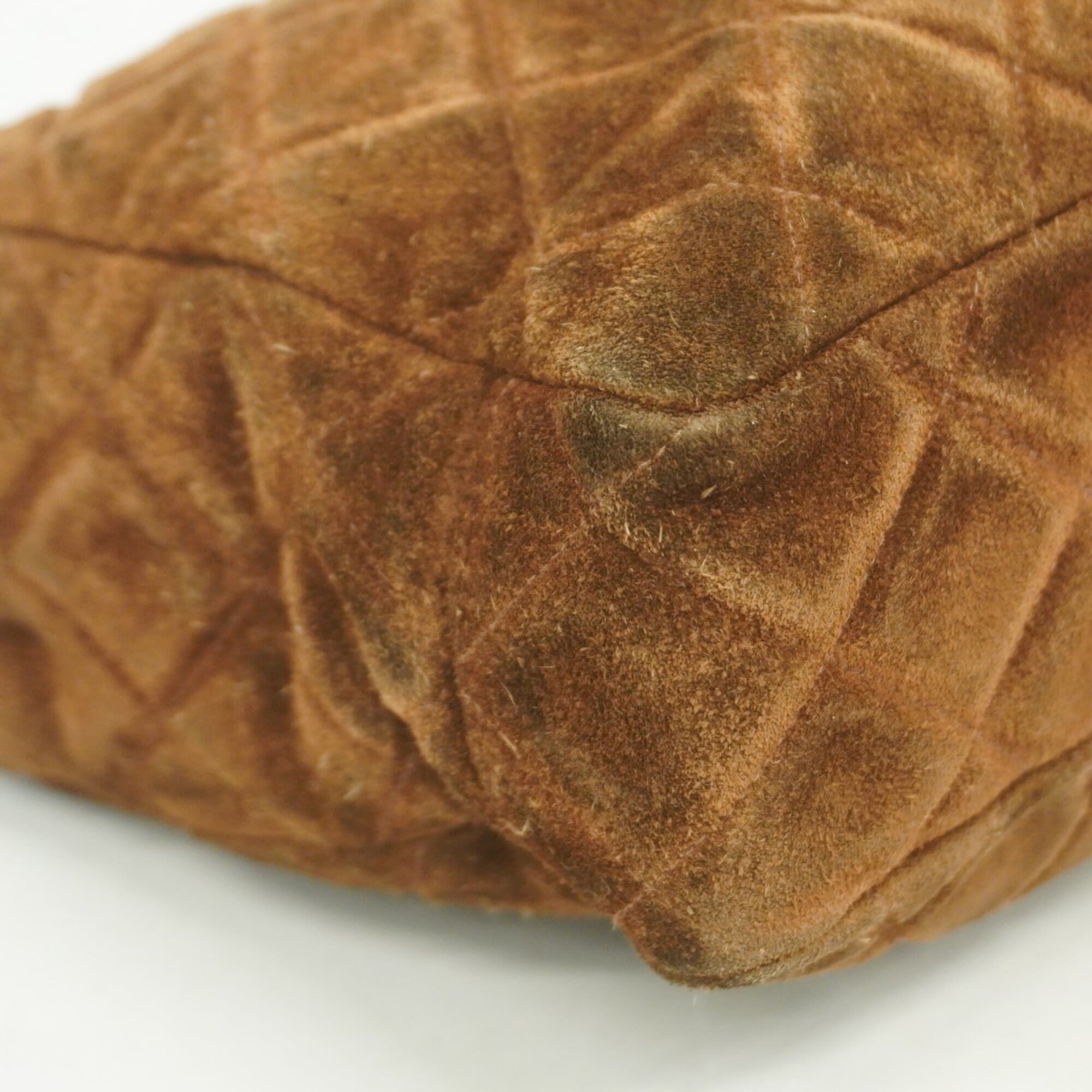 Chanel Brown Suede Tote Bag (Pre-Owned)