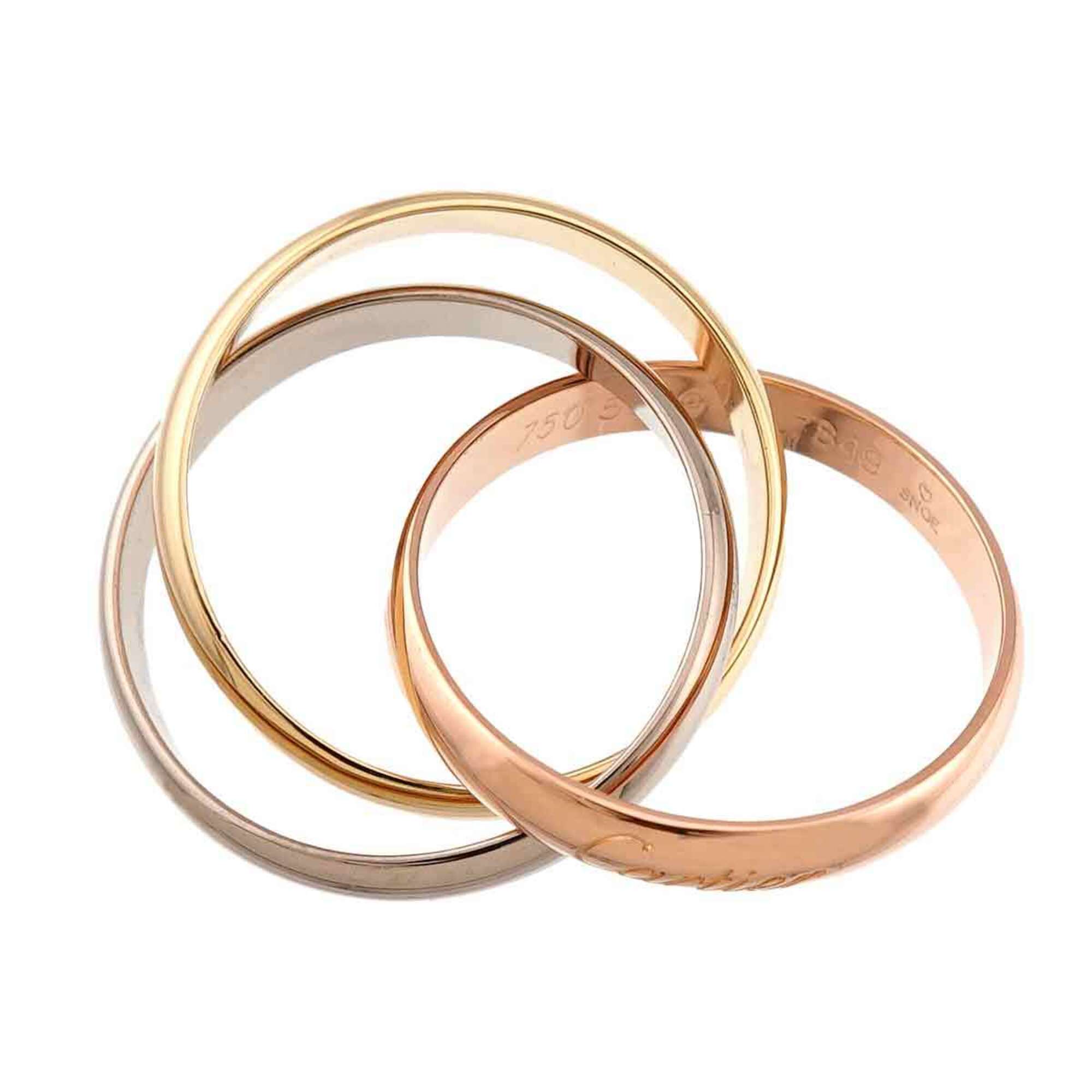 Cartier Yellow Gold (18K) Pink Gold (18K) White Gold (18K) Band Ring (Pre-Owned)