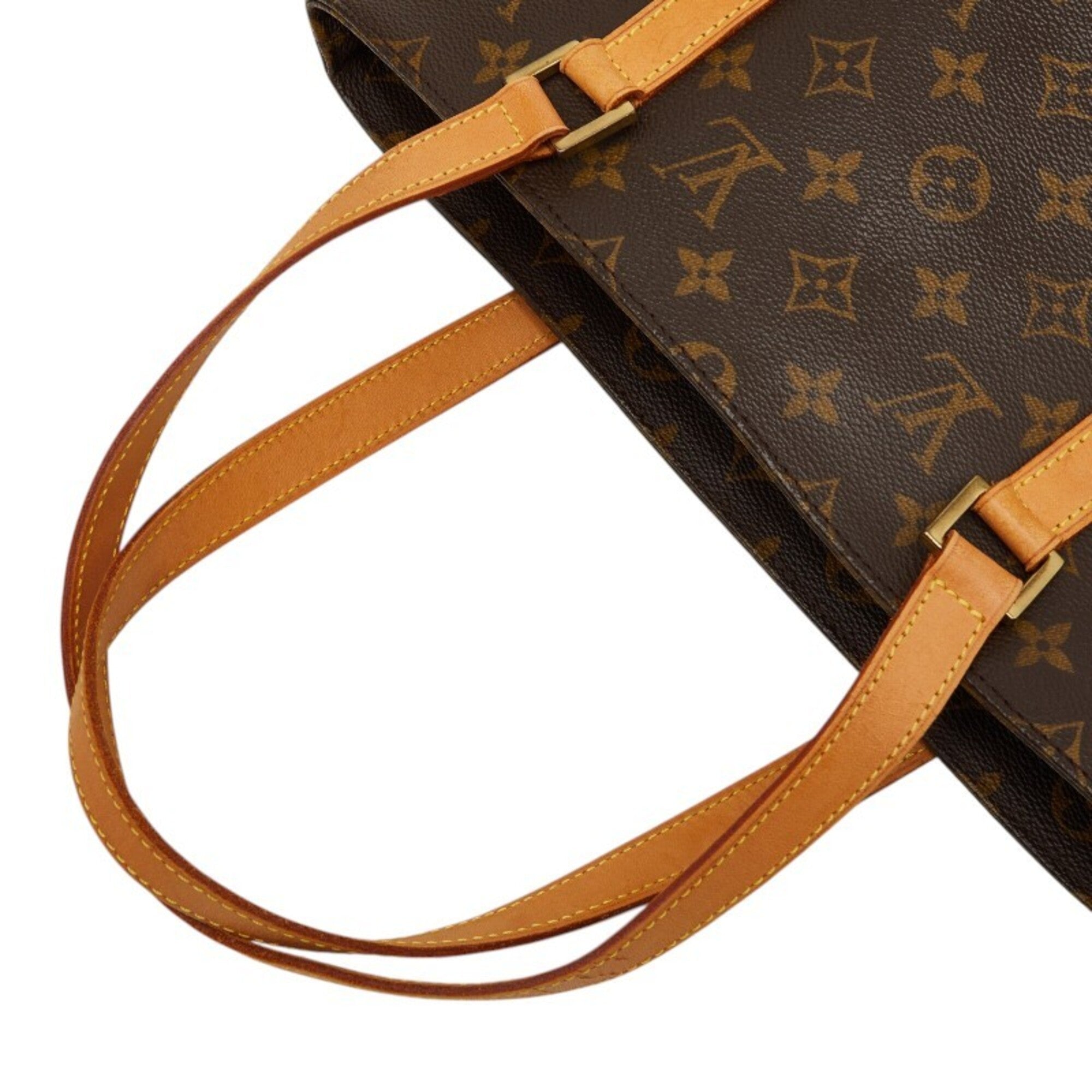 Louis Vuitton Monogram Brown Pvc Leather Shoulder Bag Tote Bag (Pre-Owned)