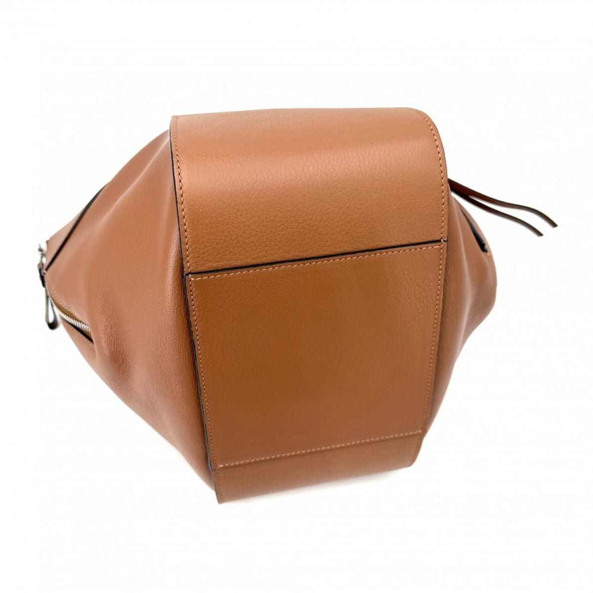 Loewe Brown Leather Handbag Shoulder Bag Tote Bag (Pre-Owned)