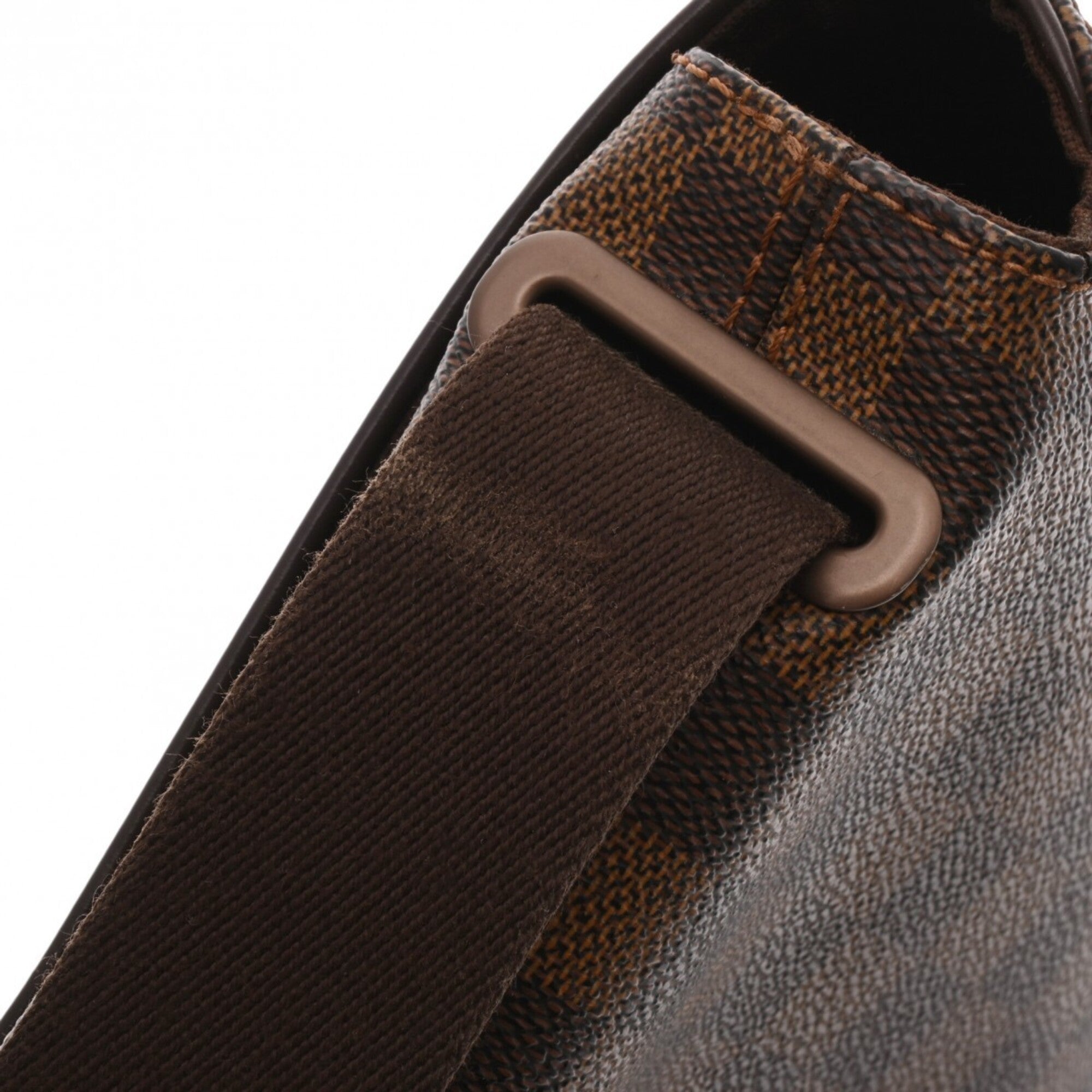 Louis Vuitton Damier Brown Damier Canvas Shoulder Bag (Pre-Owned)