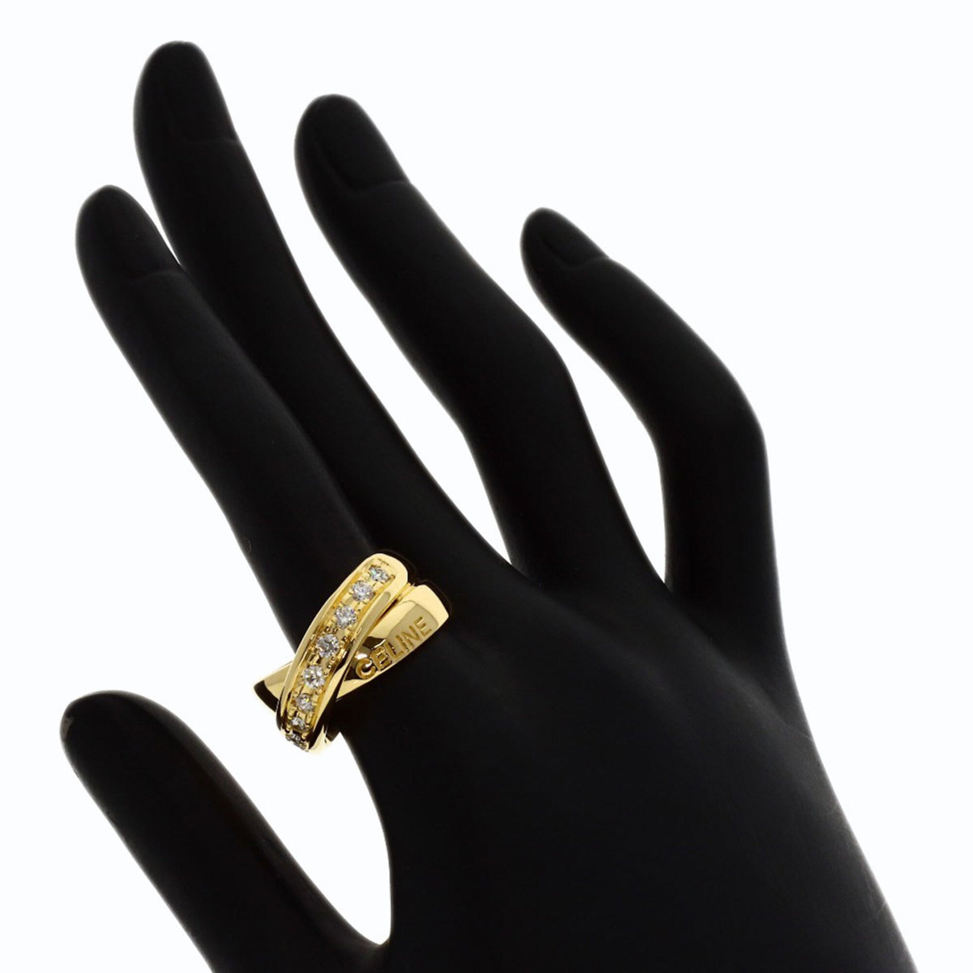 Celine Yellow Gold (18K) Band Ring (Pre-Owned)