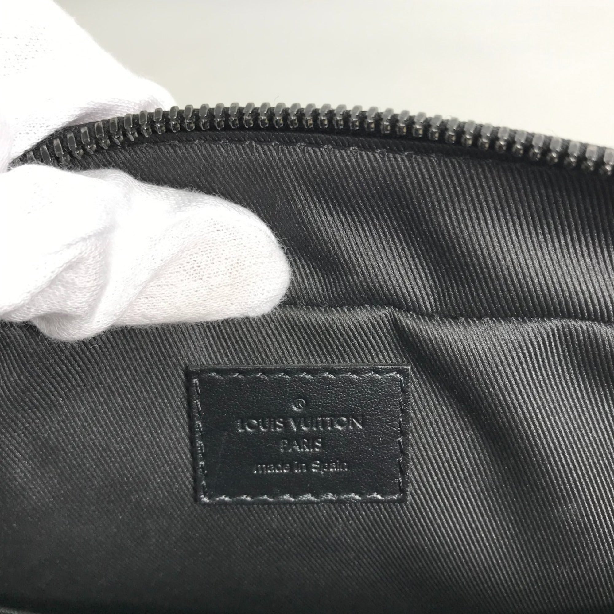 Louis Vuitton Monogram Eclipse Black Monogram Eclipse Briefcase Handbag Shoulder Bag (Pre-Owned)