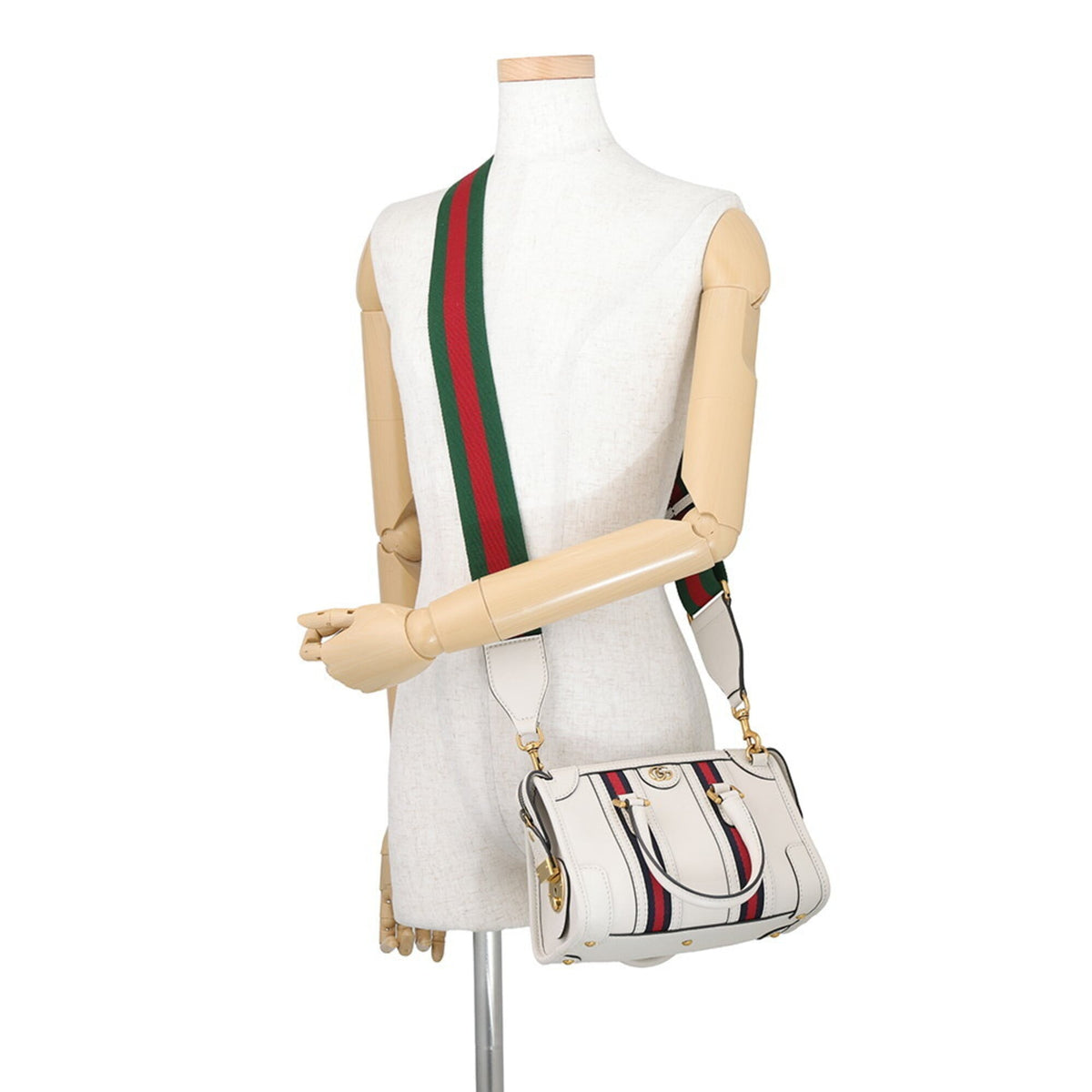 Gucci White Leather Handbag (Pre-Owned)