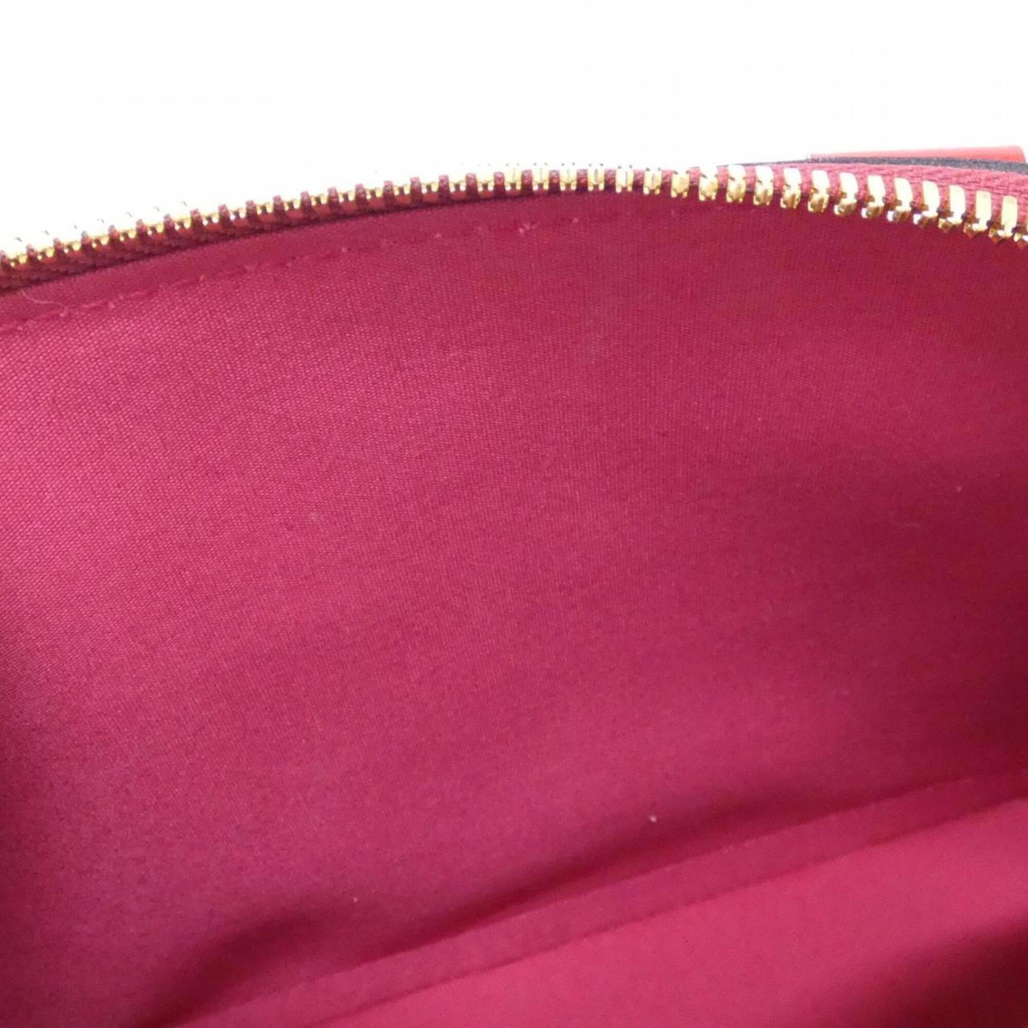Louis Vuitton Cerise Red Color Leather Handbag (Pre-Owned)