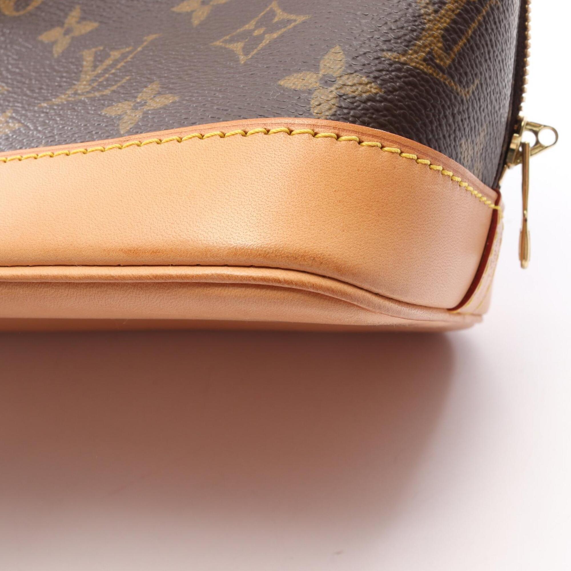Louis Vuitton Brown Pvc Leather Handbag (Pre-Owned)