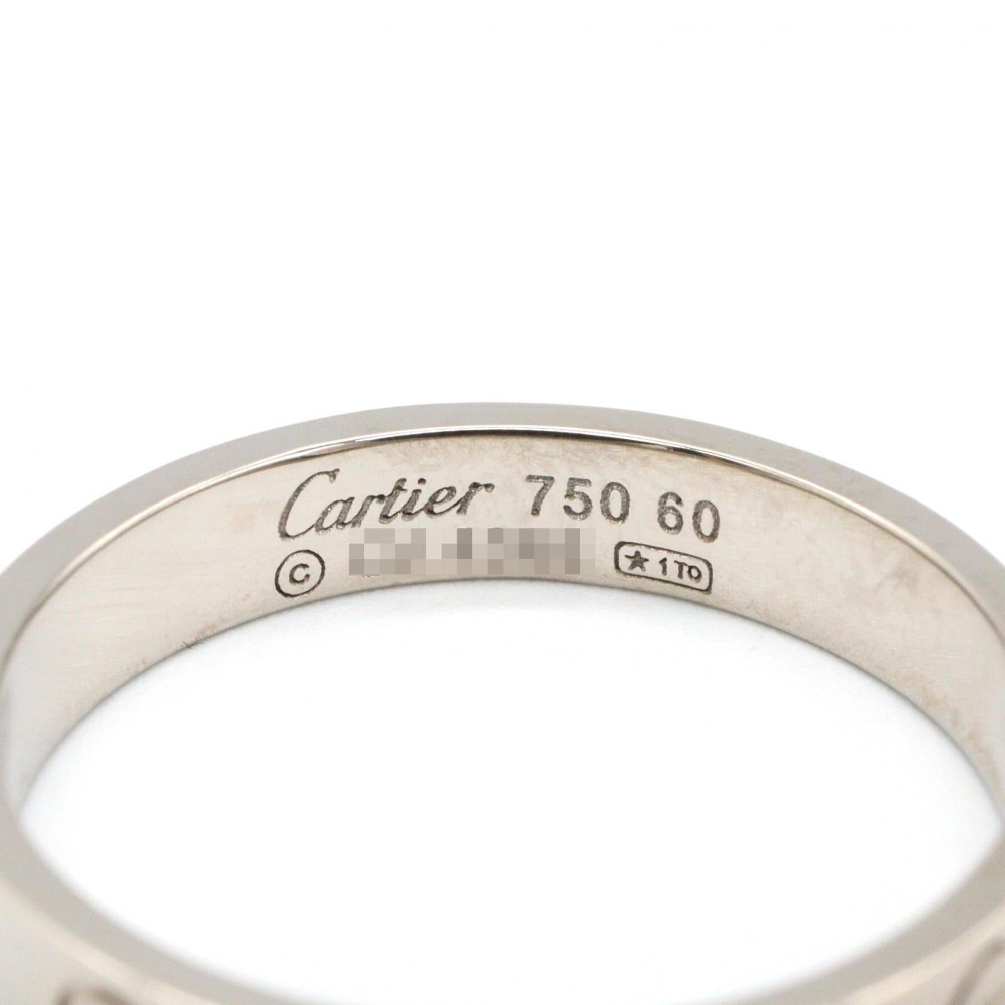 Cartier White Gold White Gold (18K) Band Ring (Pre-Owned)