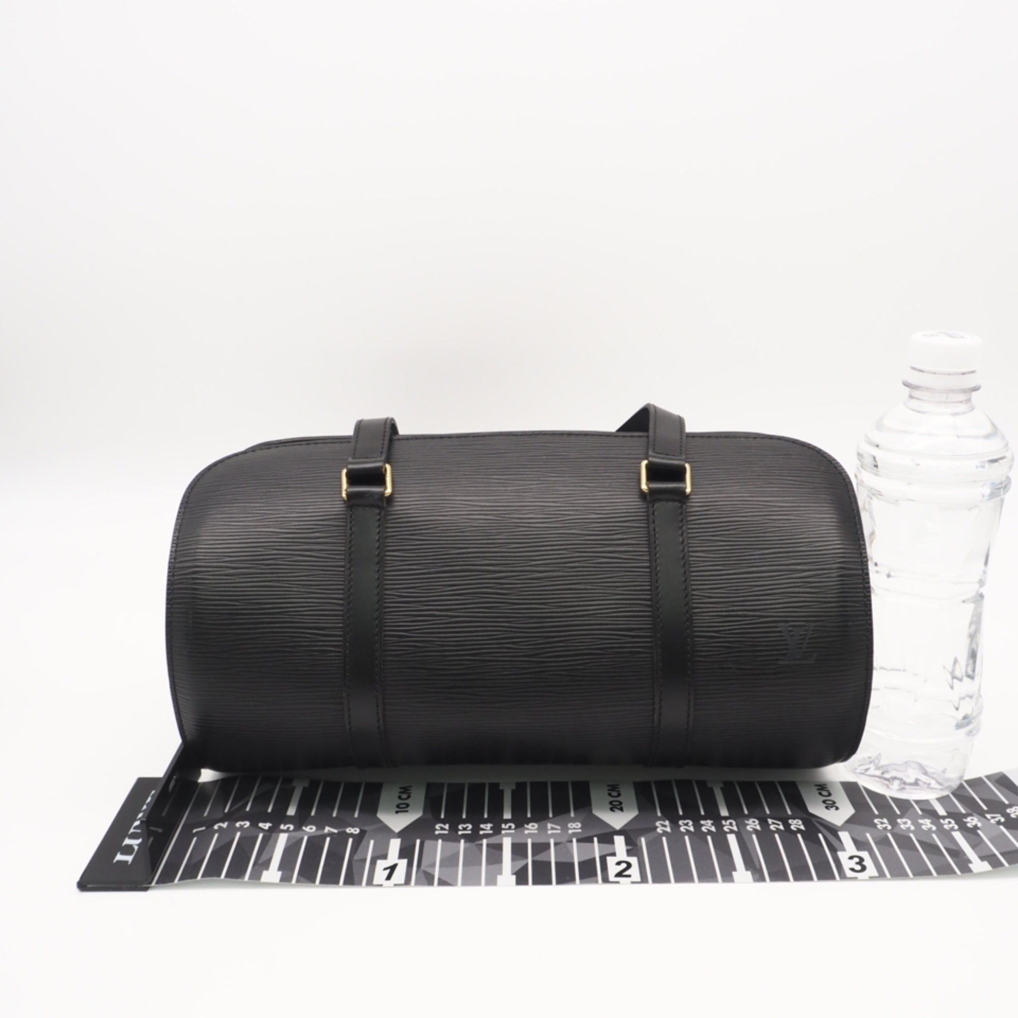 Louis Vuitton Epi Black Noir Leather Handbag (Pre-Owned)