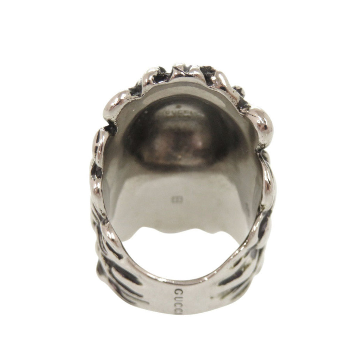 Gucci Silver Metal Band Ring (Pre-Owned)
