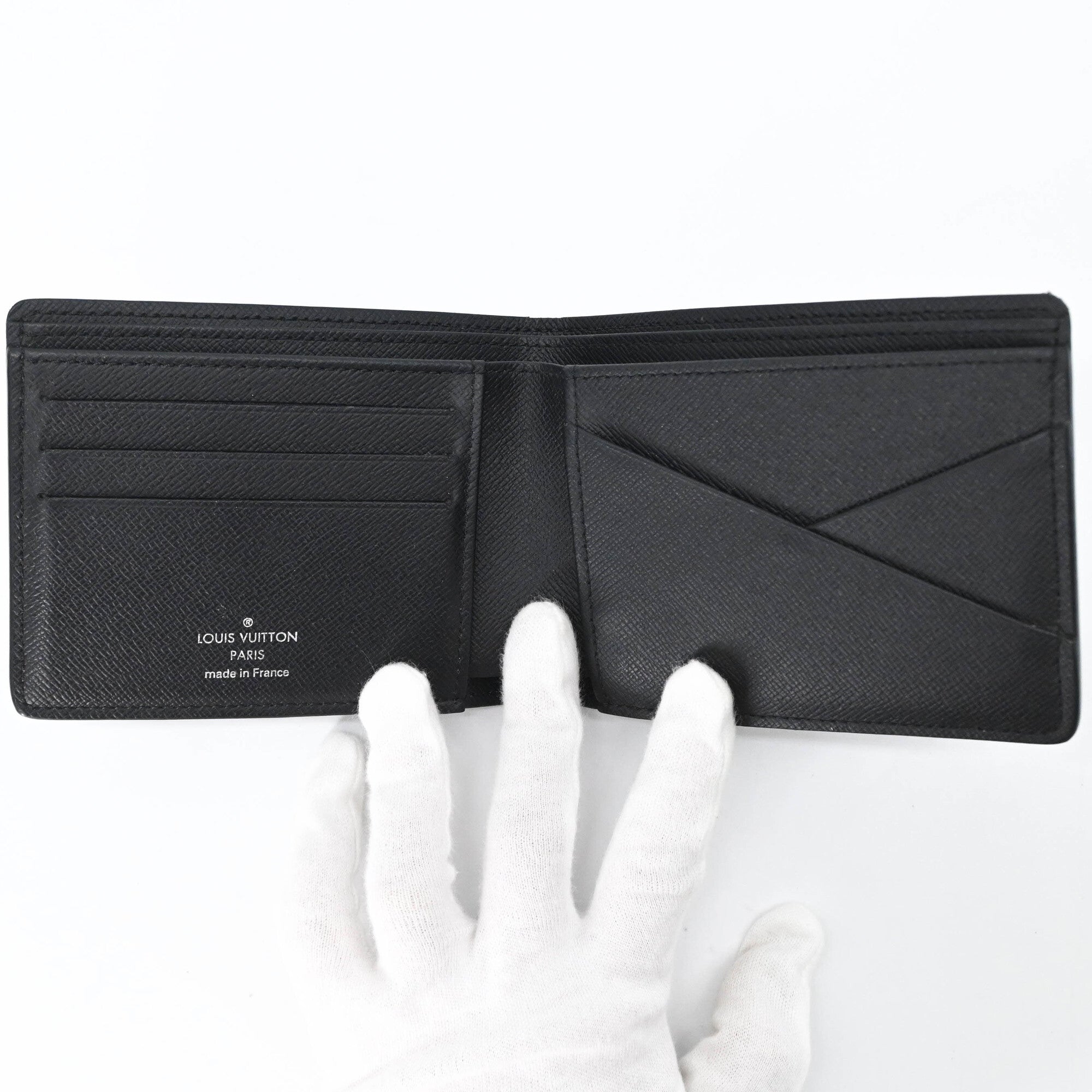 Louis Vuitton Black Monogram Eclipse Monogram Empreinte Wallet (Bi-Fold) (Pre-Owned)