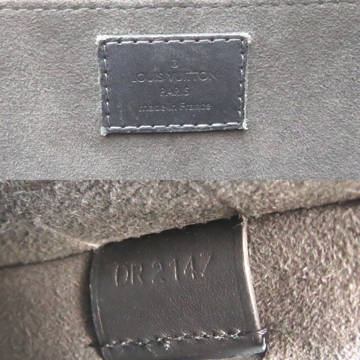 Louis Vuitton Black Noir Monogram Shadow Handbag (Pre-Owned)