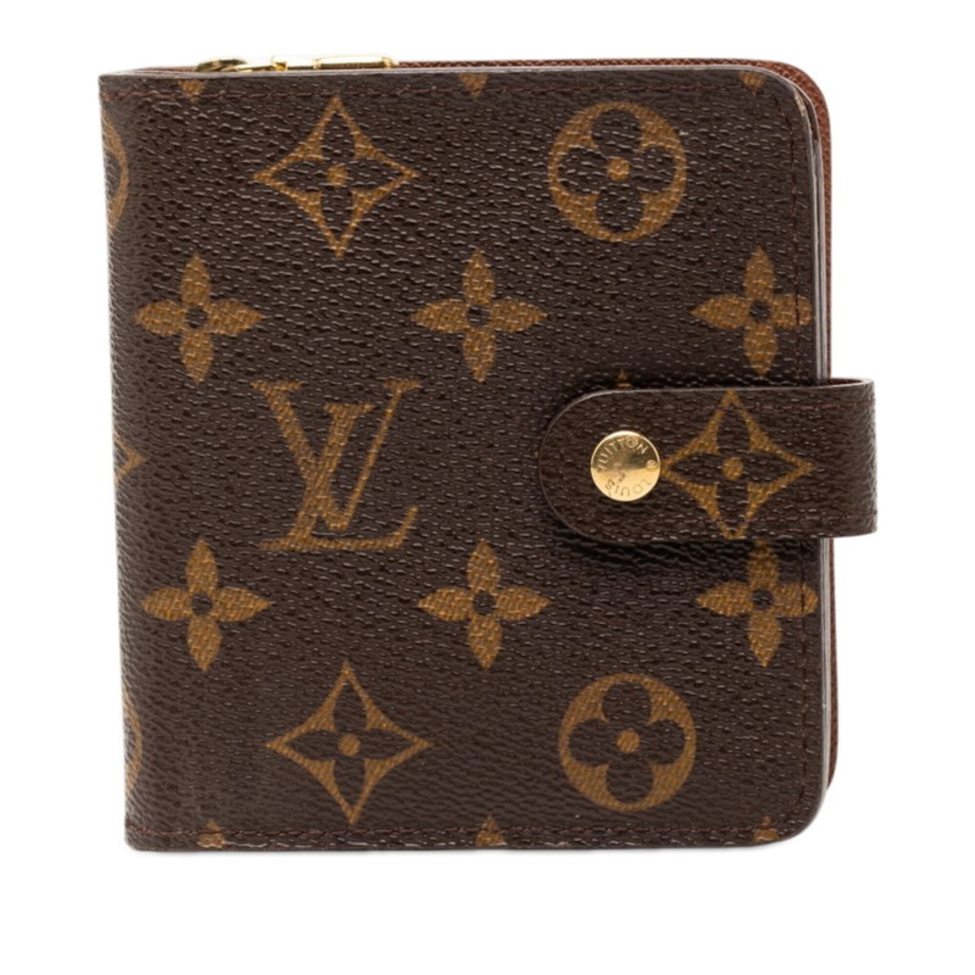 Louis Vuitton Brown Monogram Pvc Leather Wallet (Bi-Fold) (Pre-Owned)