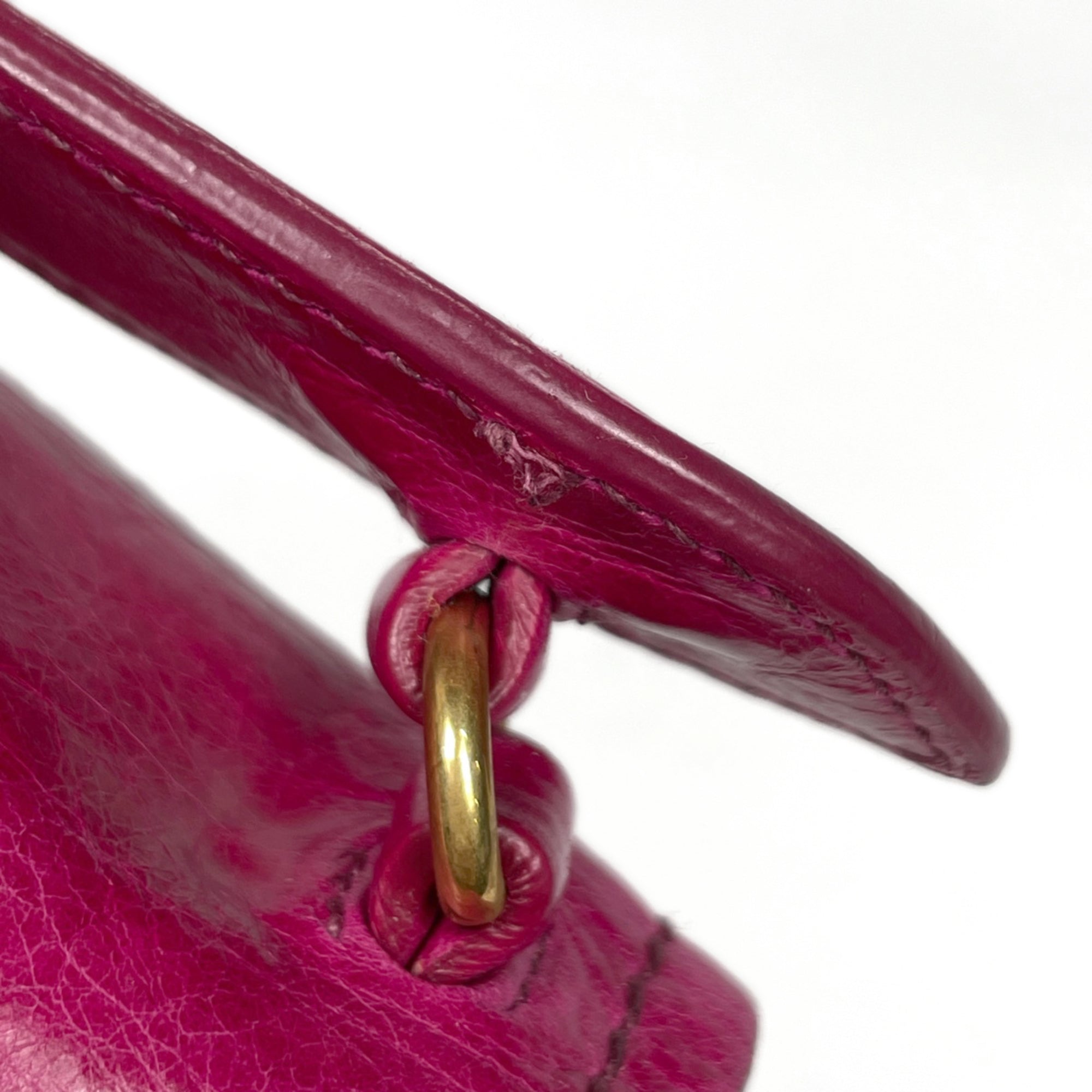 Prada Pink Leather Handbag (Pre-Owned)