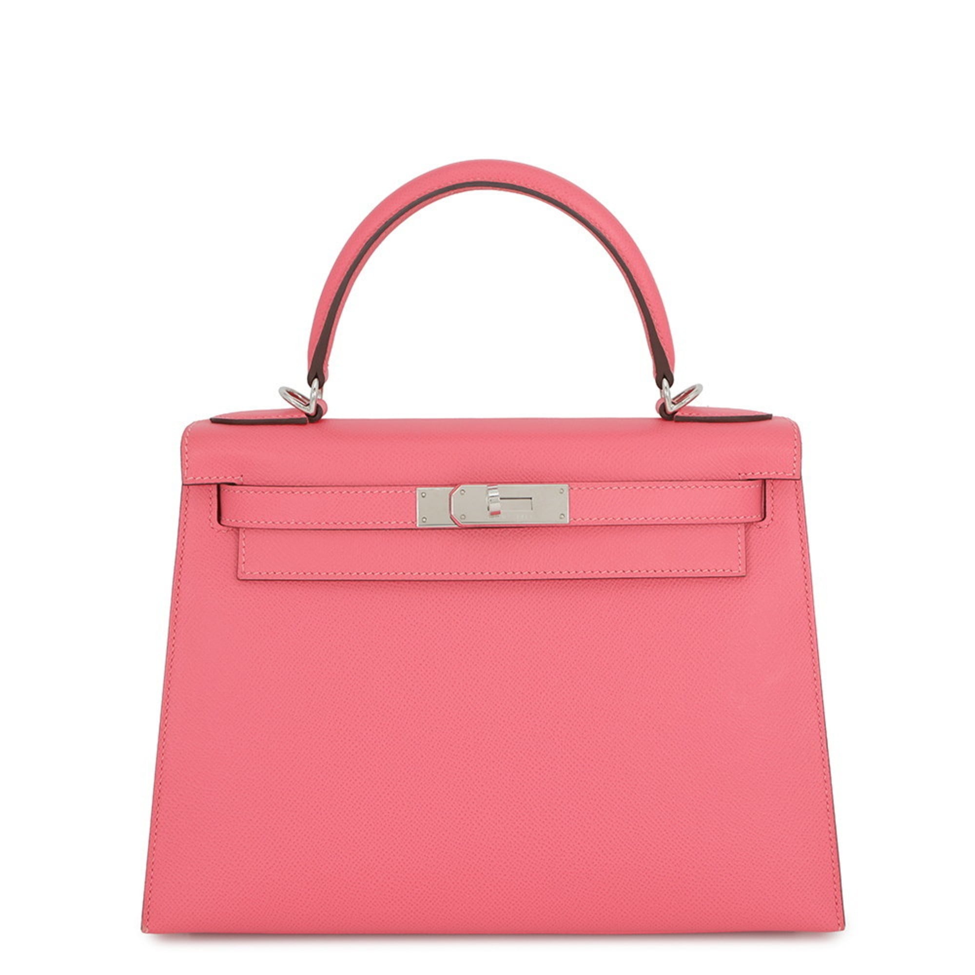 Hermes Kelly Rose Azalee Epsom Leather Handbag (Pre-Owned)
