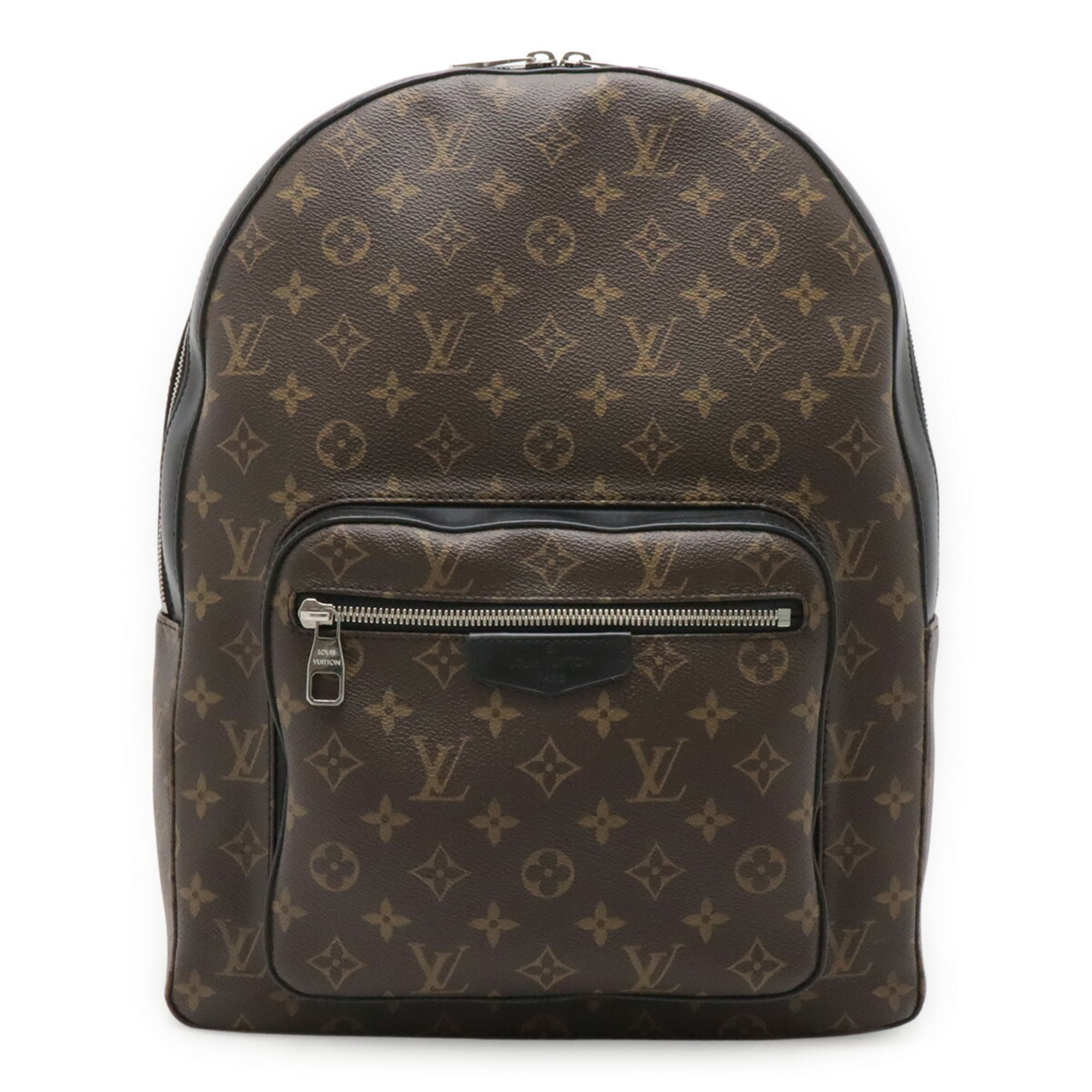 Louis Vuitton 2004 Spring Summer Collection Black Brown Monogram Canvas Backpack Shoulder Bag (Pre-Owned)
