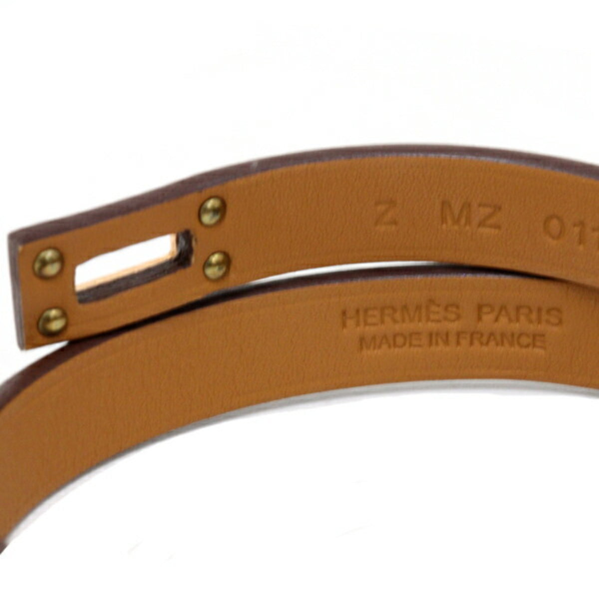 Hermes Kelly Metal Swift Leather Charm Bracelet (Pre-Owned)