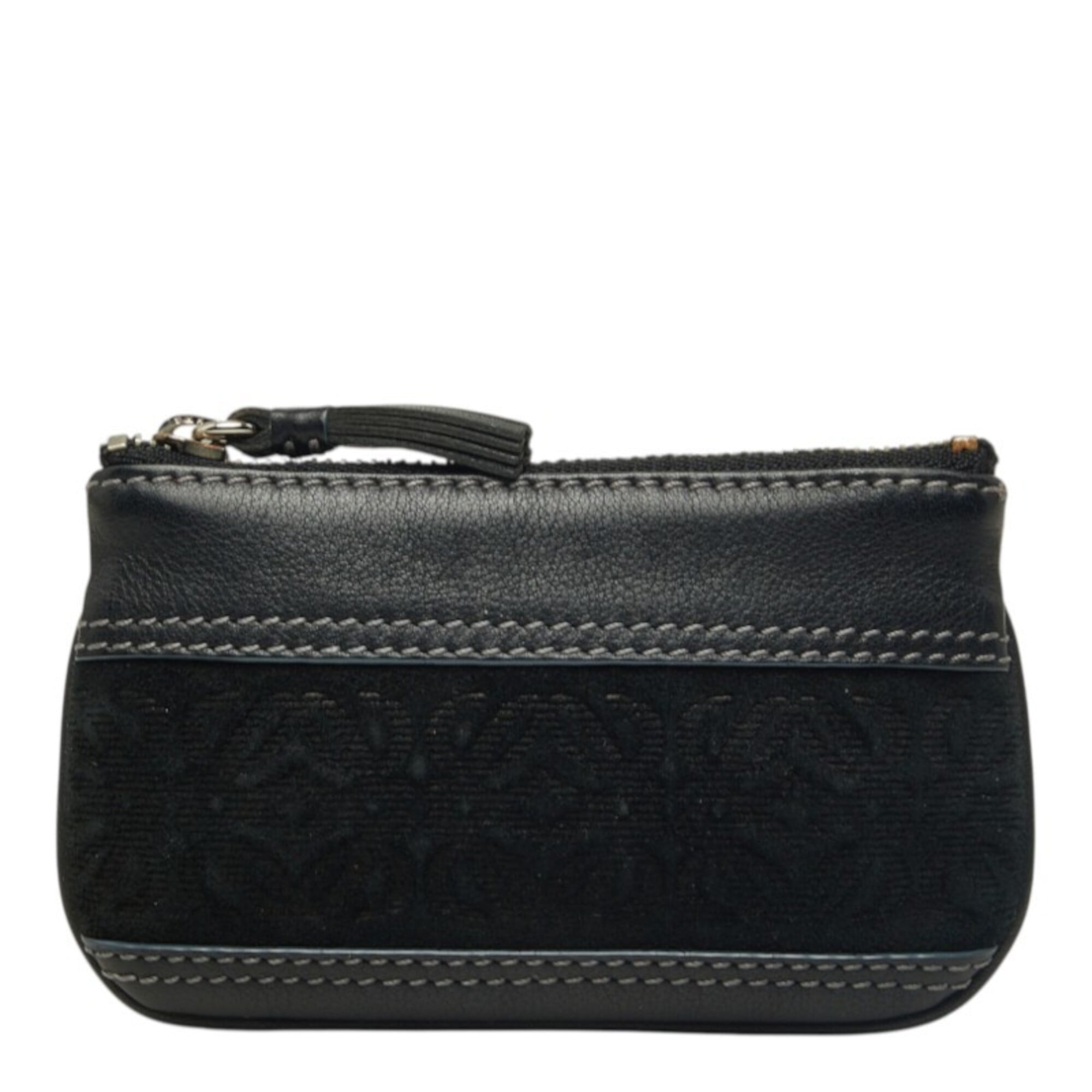 Loewe Black Leather Coin Purse/Coin Case (Pre-Owned)