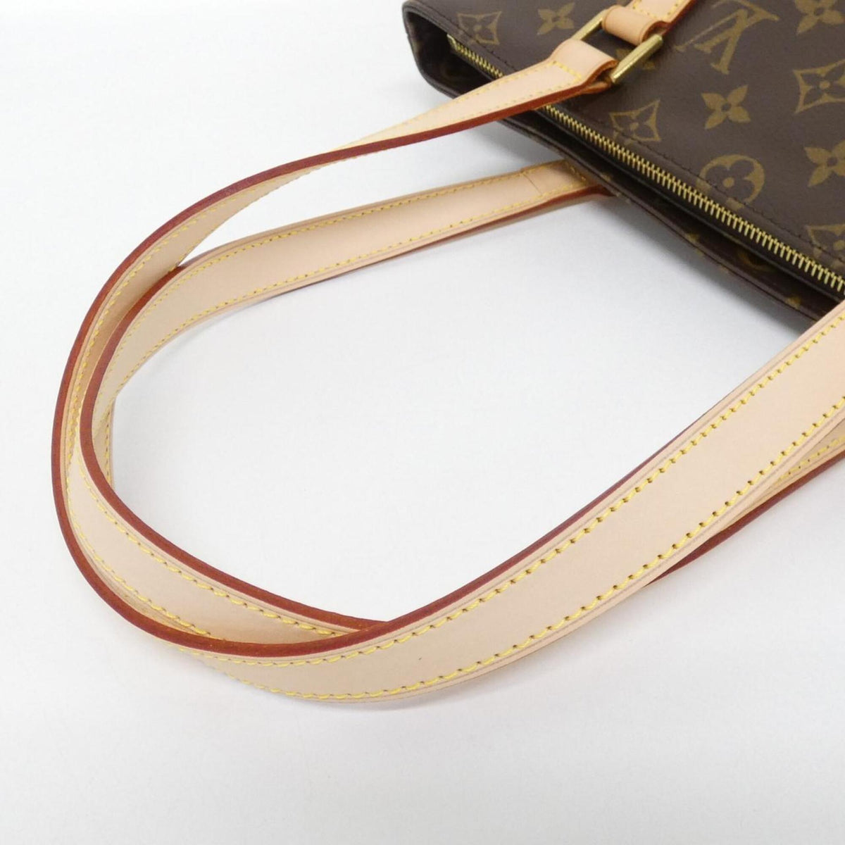 Louis Vuitton Marron Coated Canvas Handbag (Pre-Owned)
