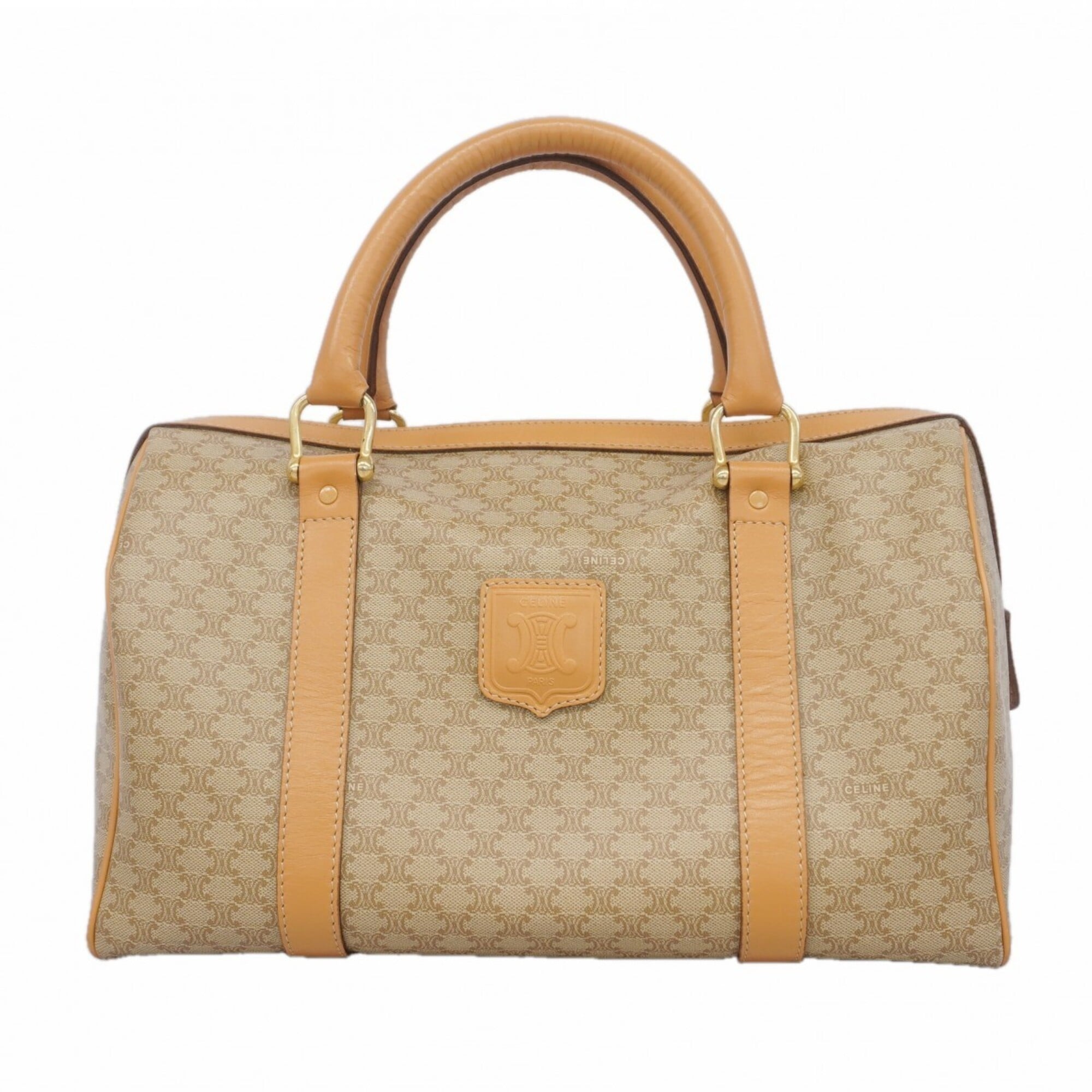 Celine Beige Pvc Handbag (Pre-Owned)