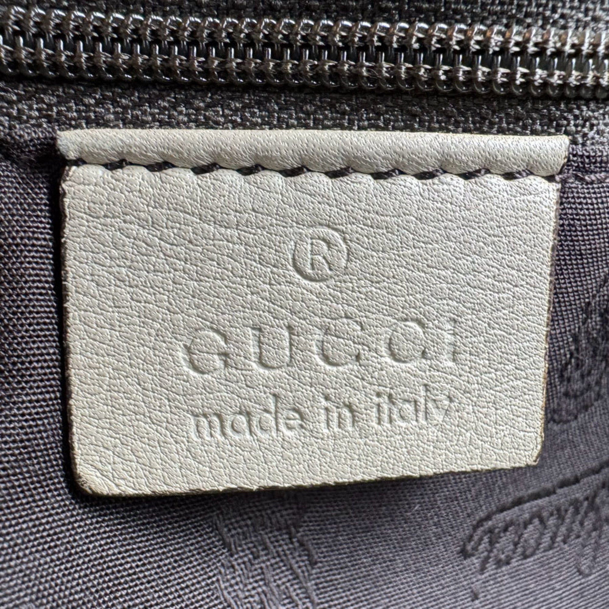 Gucci Light Beige Leather Handbag (Pre-Owned)