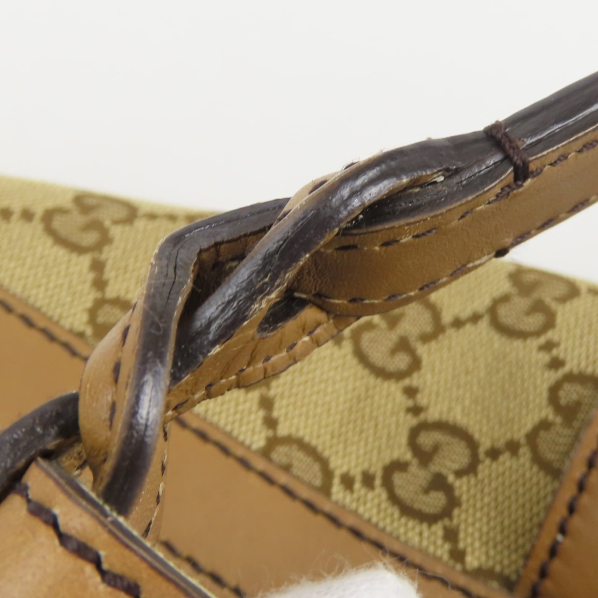Gucci Brown Gg Canvas Pouch Tote Bag (Pre-Owned)