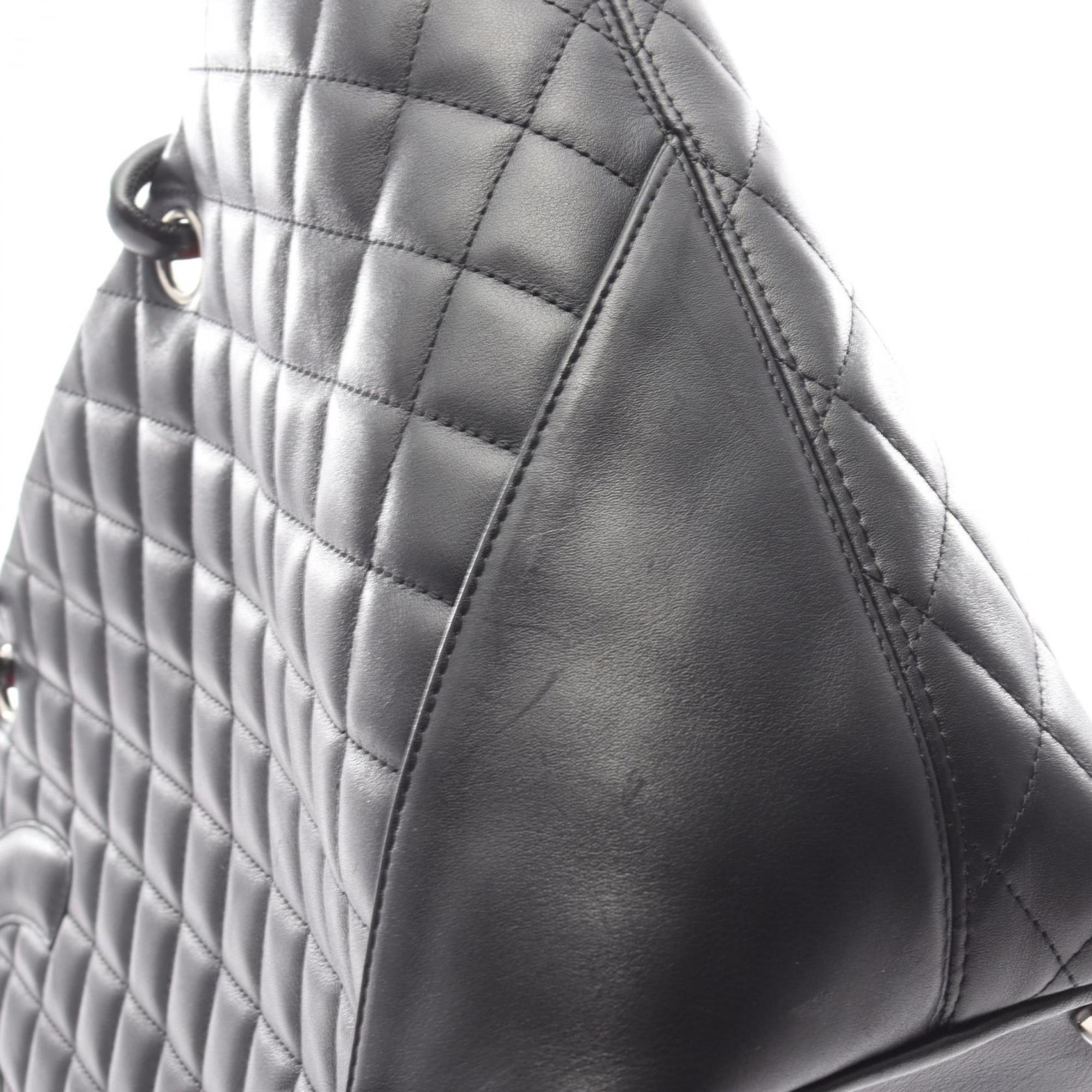 Chanel Black Leather Tote Bag (Pre-Owned)